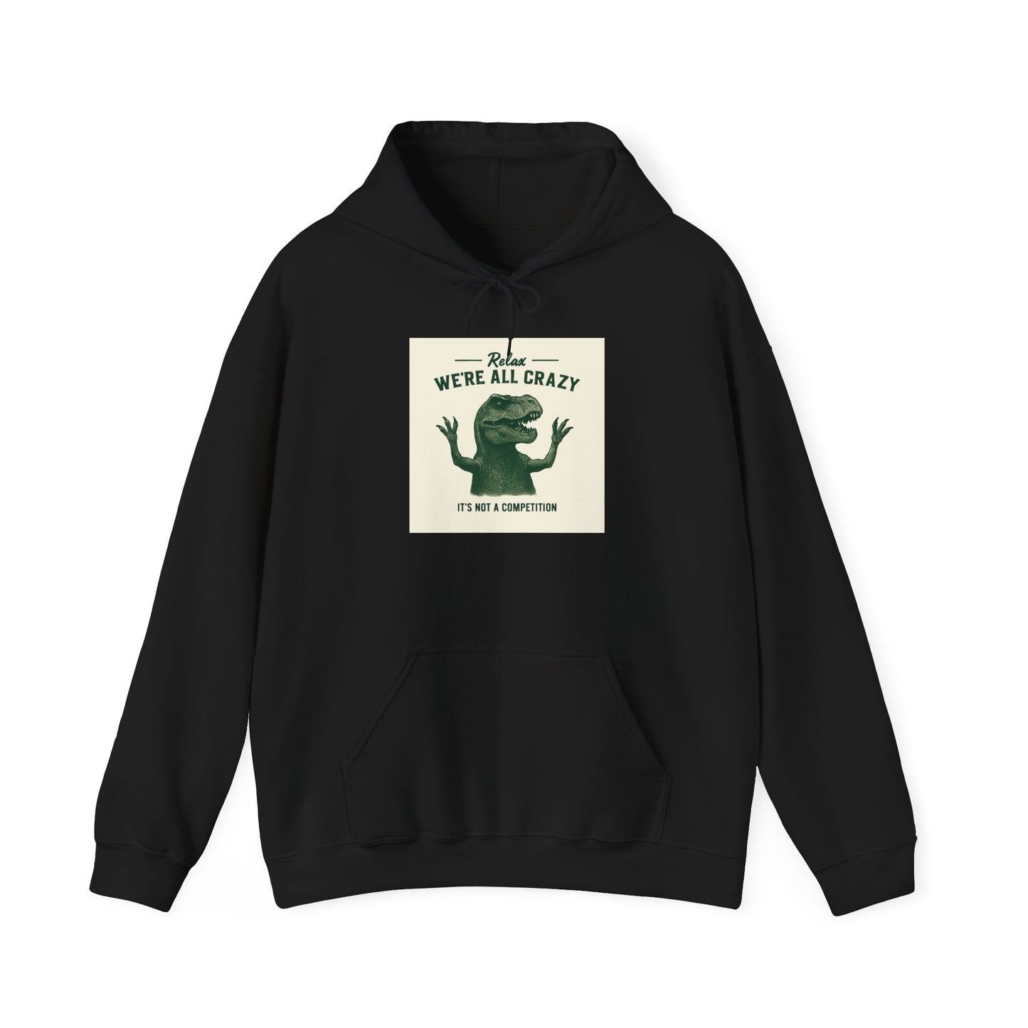 Crazy Vibes Hooded Sweatshirt, Fun Pullover, Gift for Friends, Unique Design, Hipster Apparel, Relaxed Style
