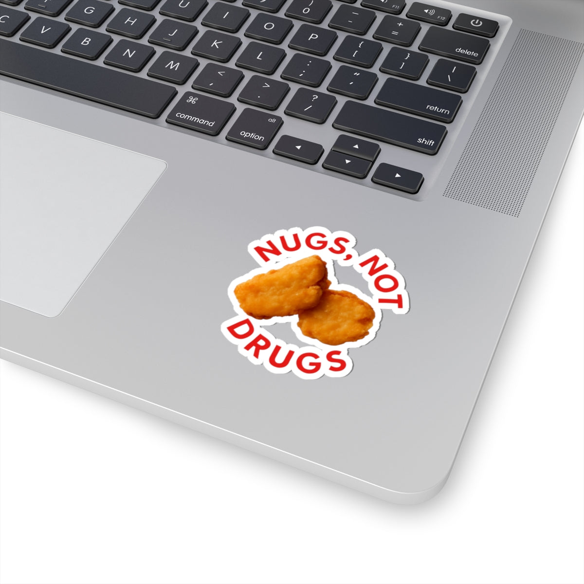 Nugs Not Drugs Stickers | Fun Laptop Decals, Quirky Gift for Foodies, Aesthetic Water Bottle Stickers, Playful Car Accessories