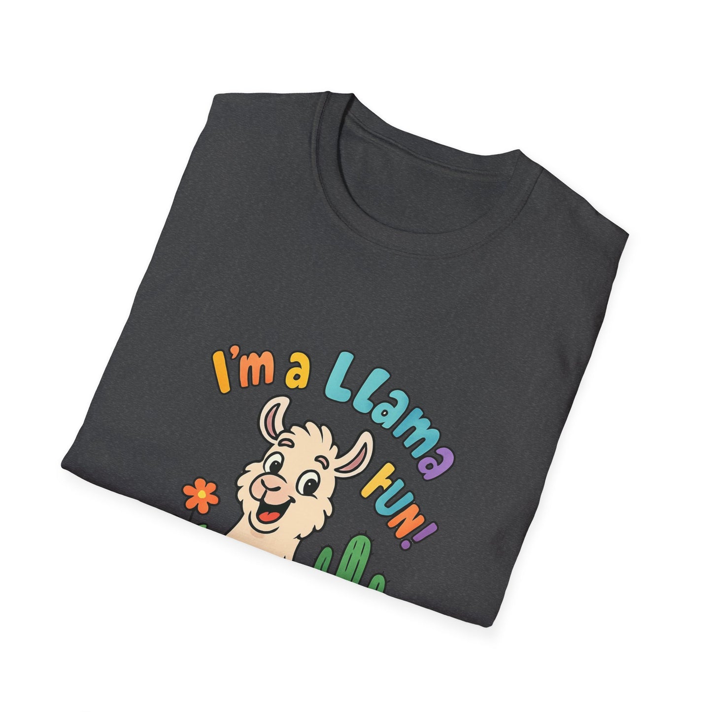 Cute Llama Graphic T-Shirt, Fun Summer Tee, Gift for Animal Lovers, Casual Wear, Family Reunion Shirt, Birthday Gift Idea