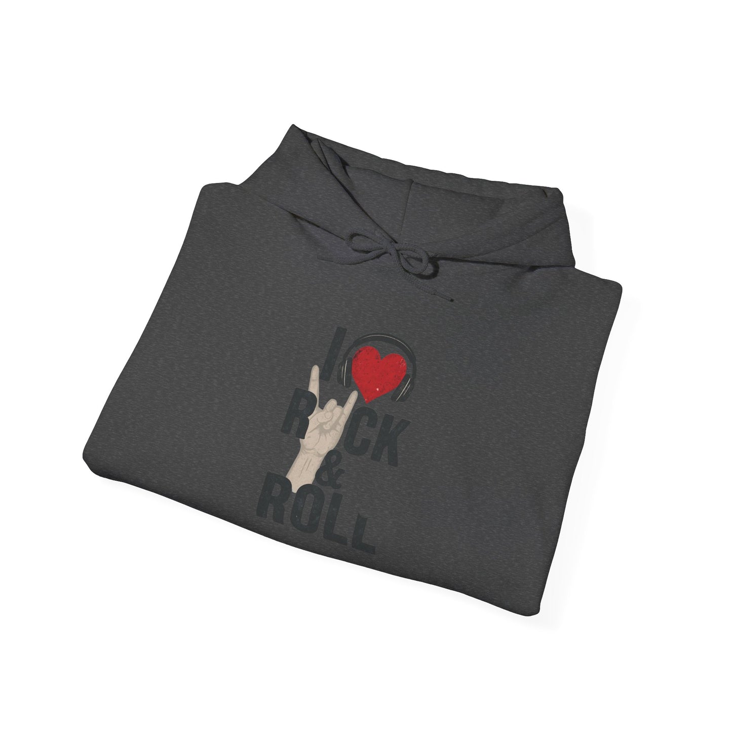 Rock & Roll Love Hoodie, Music Sweatshirt, Festival Clothing, Gift for Musicians, Music Lover Apparel