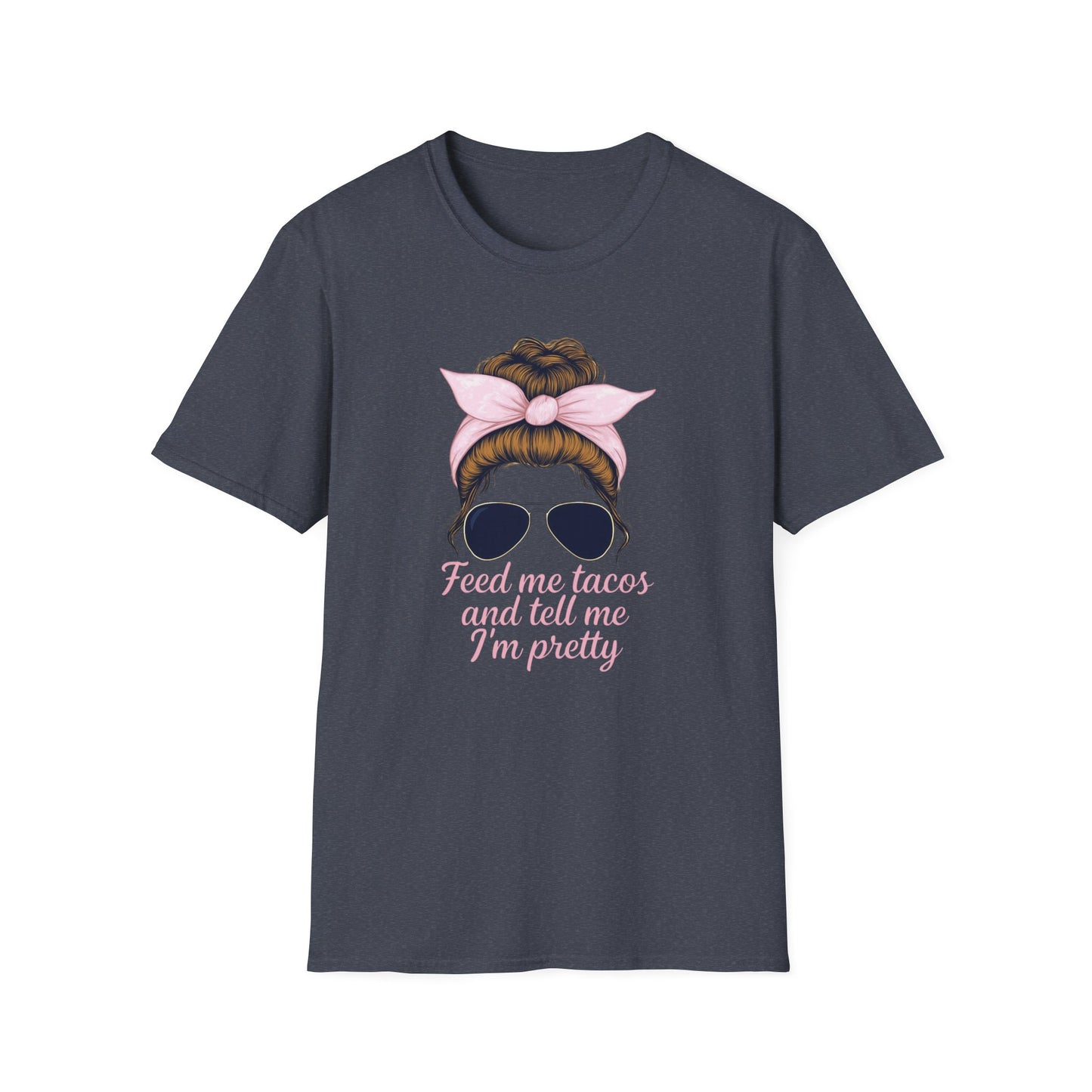 Feed Me Tacos Unisex T-Shirt, Funny Graphic Tee, Cute Summer Shirt, Gift for Taco Lovers, Casual Wear, Foodie Apparel
