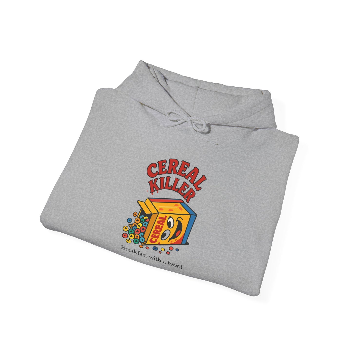 Cereal Killer Hoodie - Fun Casual Sweatshirt, Perfect for Breakfast Lovers, Gift for Foodies, Cozy Loungewear, Unique Funny Apparel