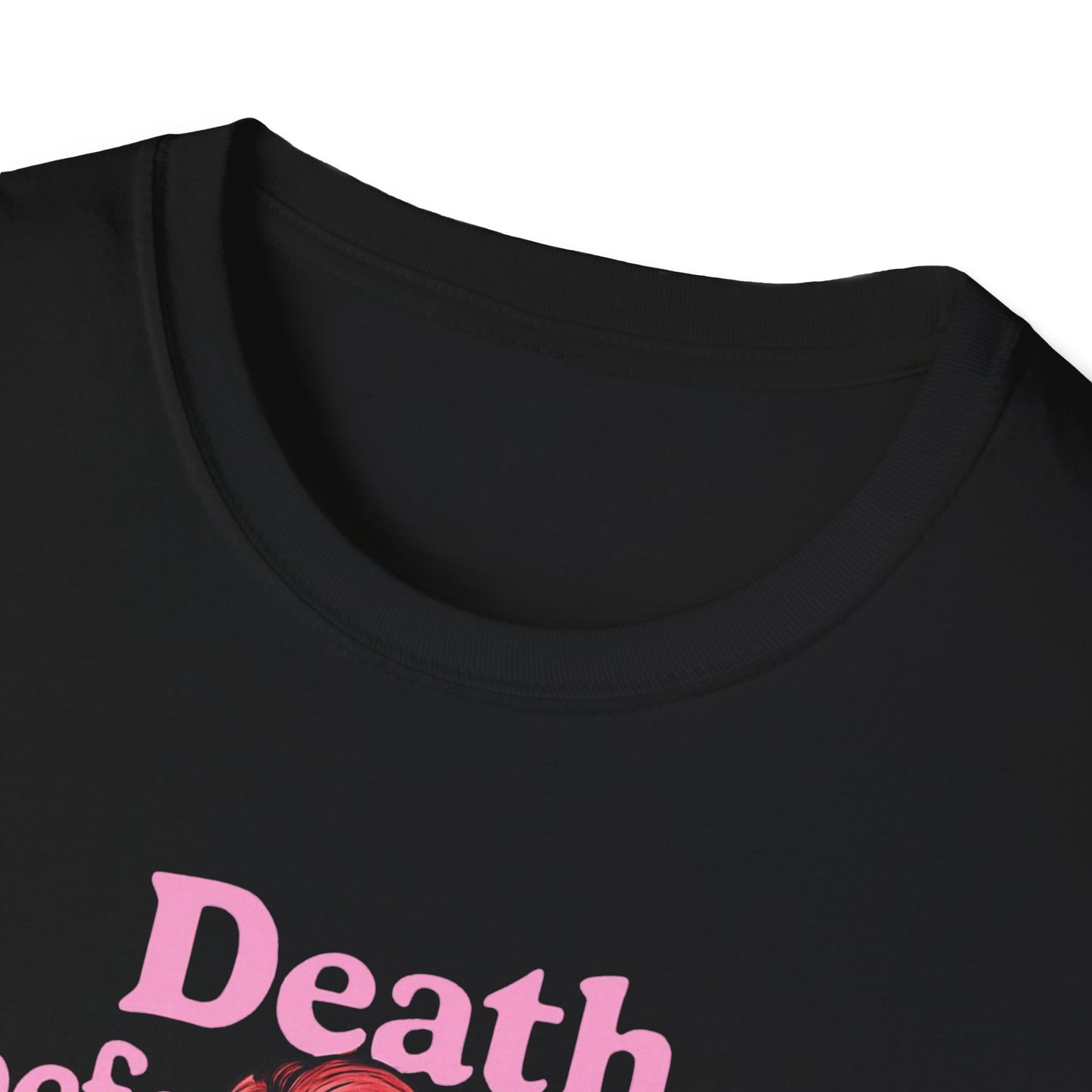 Edgy Coffee Lover T-Shirt, Fun Graphic Tee, Unisex Apparel, Death Before Decaf Shirt, Alternative Fashion, Gift for Caffeine Addicts