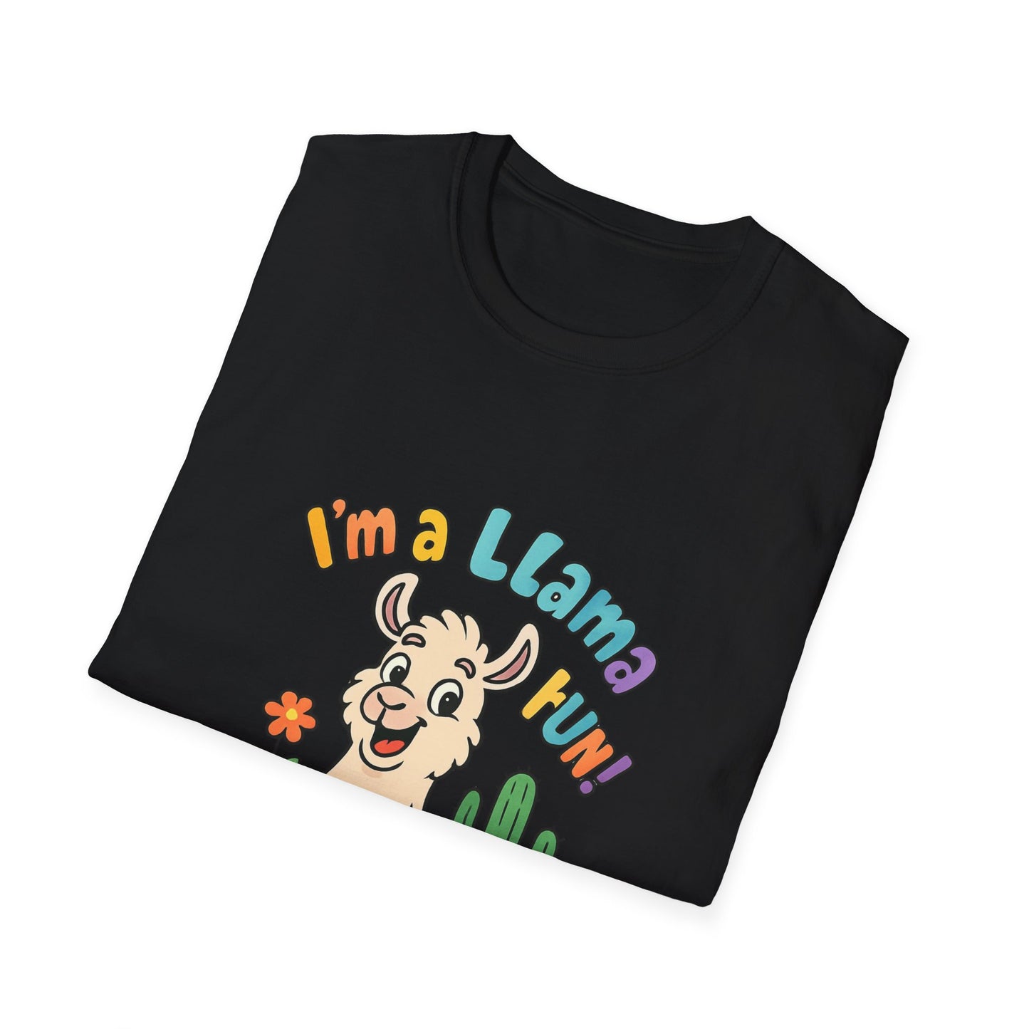Cute Llama Graphic T-Shirt, Fun Summer Tee, Gift for Animal Lovers, Casual Wear, Family Reunion Shirt, Birthday Gift Idea