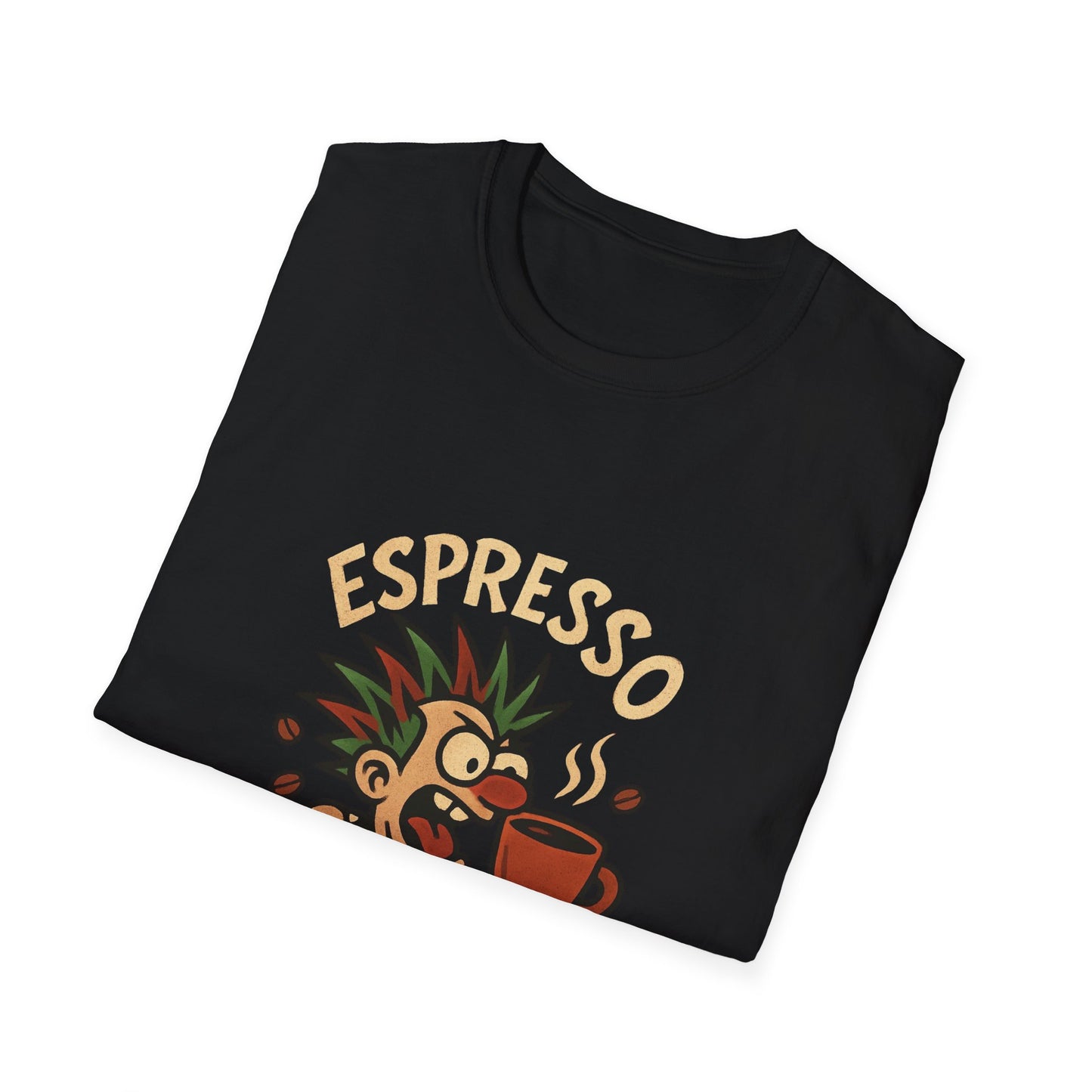Espresso Yourself Graphic Tee | Fun Coffee T-Shirt, Casual Wear, Gifts for Coffee Lovers, Unique Graphic Shirt, Unisex Softstyle T-Shirt