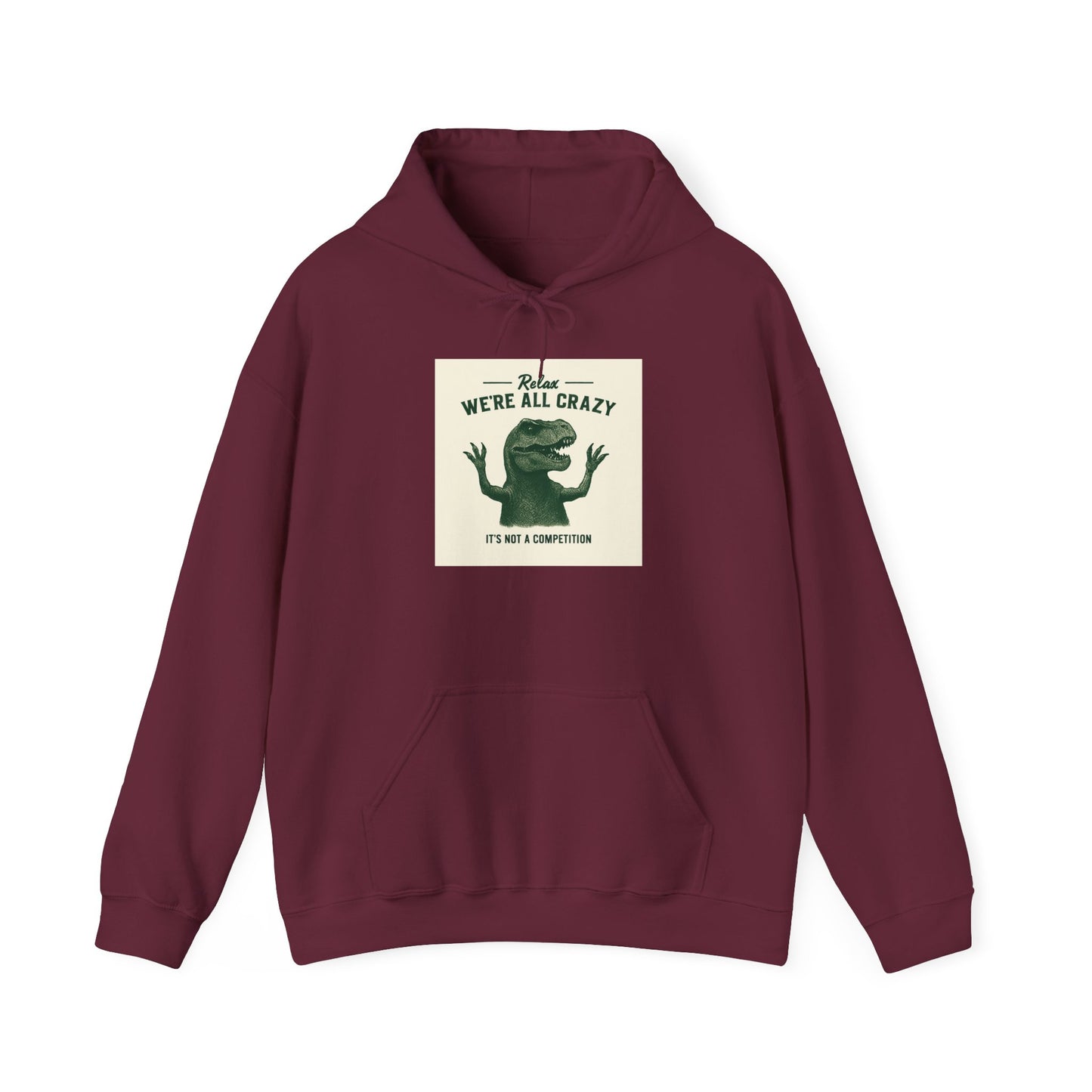 Crazy Vibes Hooded Sweatshirt, Fun Pullover, Gift for Friends, Unique Design, Hipster Apparel, Relaxed Style