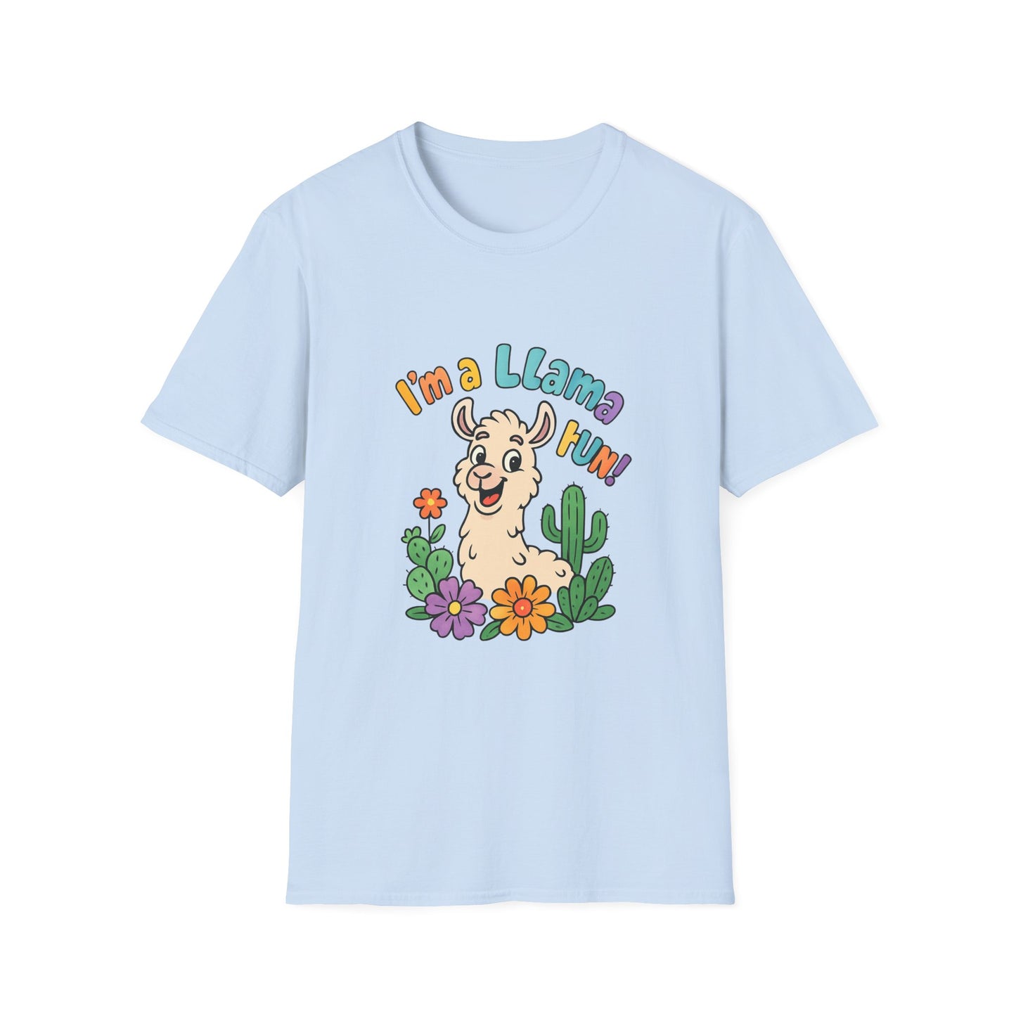 Cute Llama Graphic T-Shirt, Fun Summer Tee, Gift for Animal Lovers, Casual Wear, Family Reunion Shirt, Birthday Gift Idea