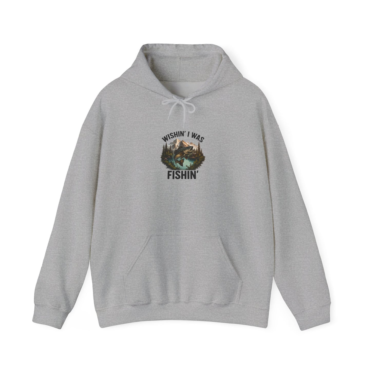 Fishing Lover's Unisex Hoodie, Relaxed Fit, Casual Sweatshirt, Perfect for Outdoor Adventures, Gift Idea for Fishermen