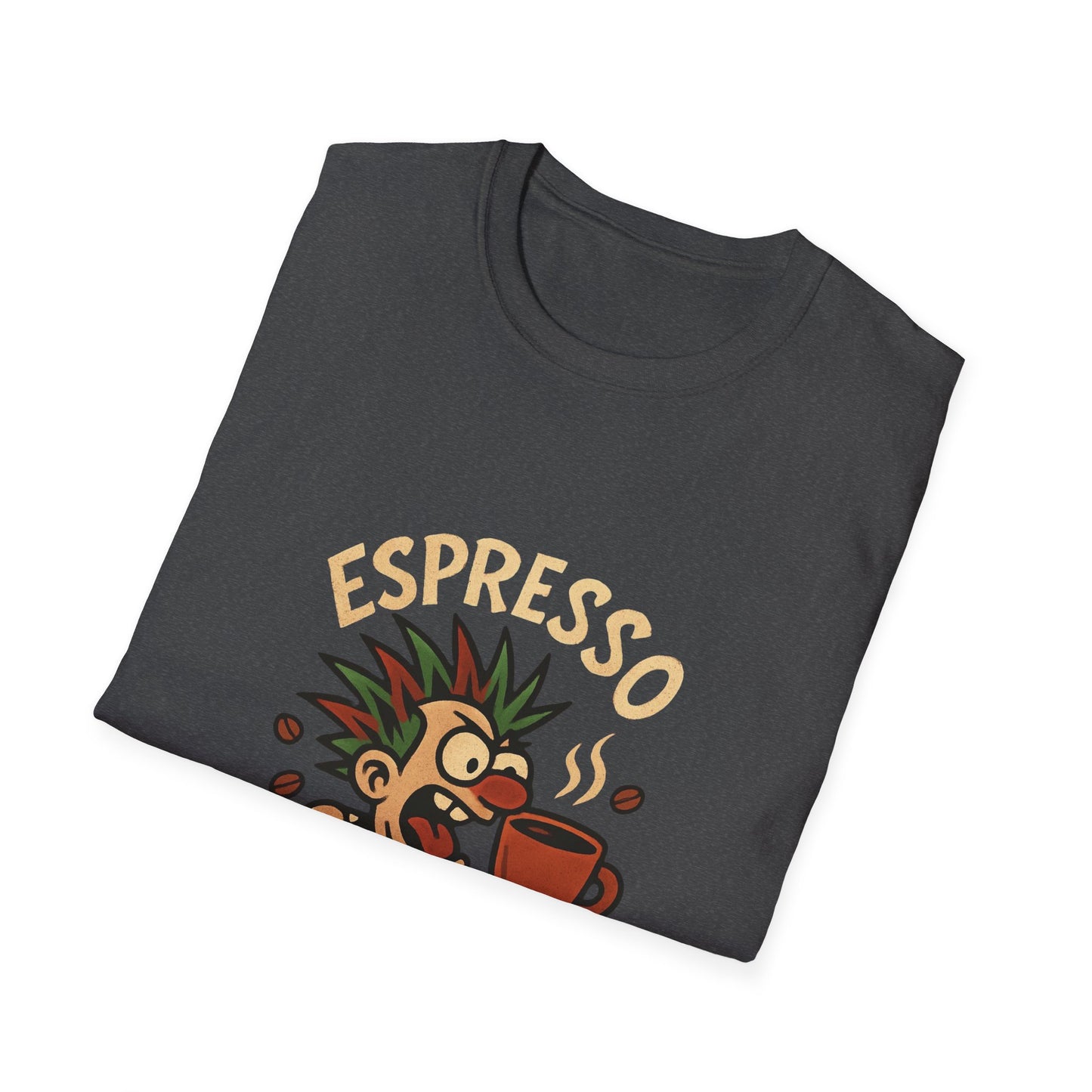 Espresso Yourself Graphic Tee | Fun Coffee T-Shirt, Casual Wear, Gifts for Coffee Lovers, Unique Graphic Shirt, Unisex Softstyle T-Shirt