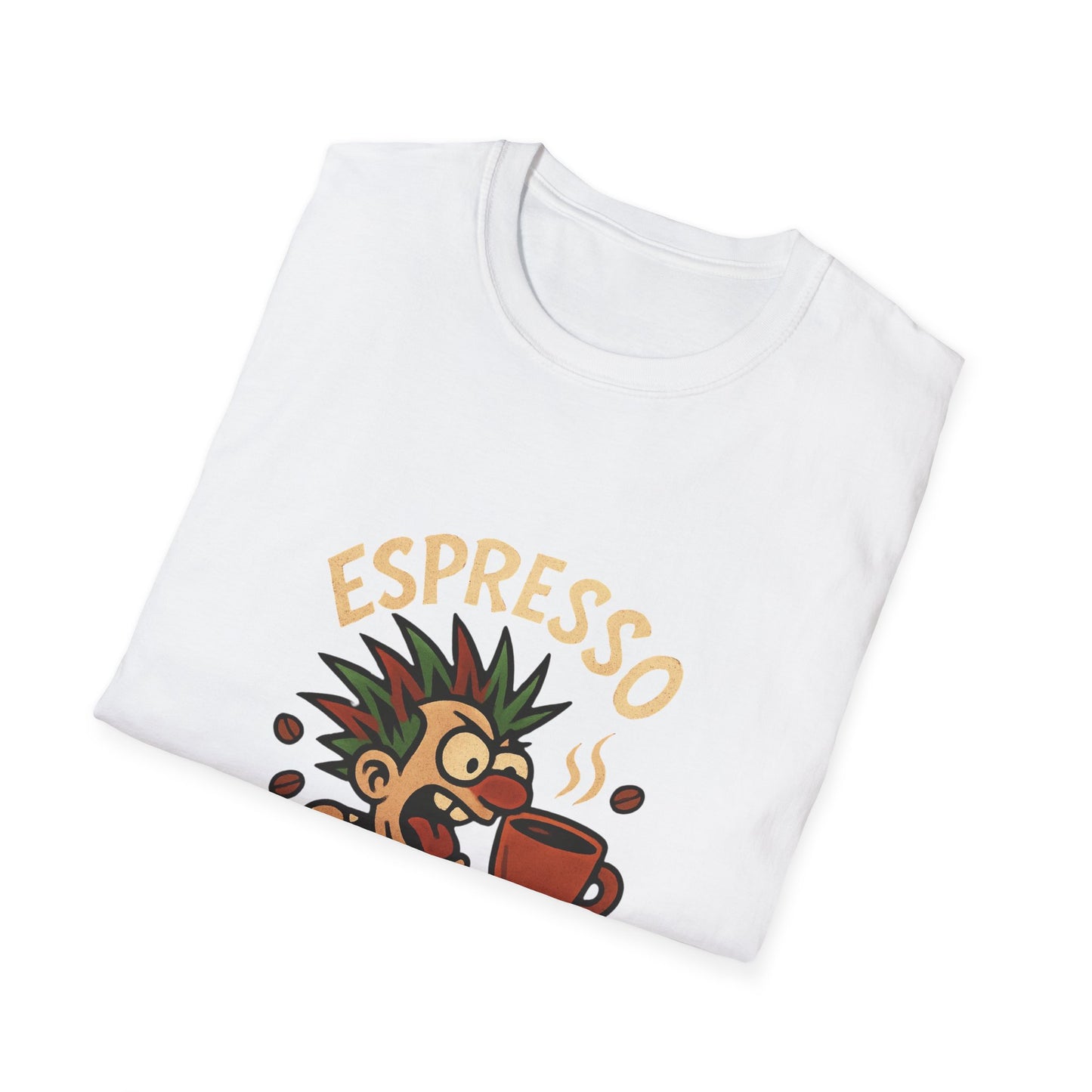 Espresso Yourself Graphic Tee | Fun Coffee T-Shirt, Casual Wear, Gifts for Coffee Lovers, Unique Graphic Shirt, Unisex Softstyle T-Shirt