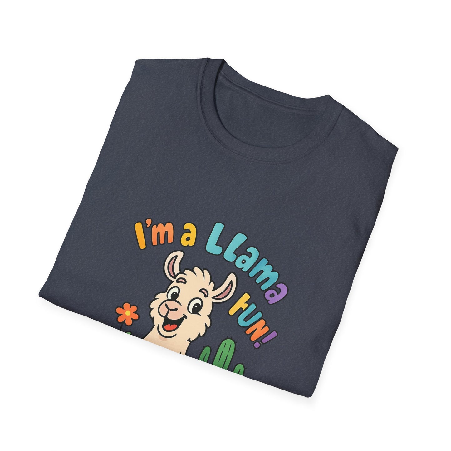Cute Llama Graphic T-Shirt, Fun Summer Tee, Gift for Animal Lovers, Casual Wear, Family Reunion Shirt, Birthday Gift Idea