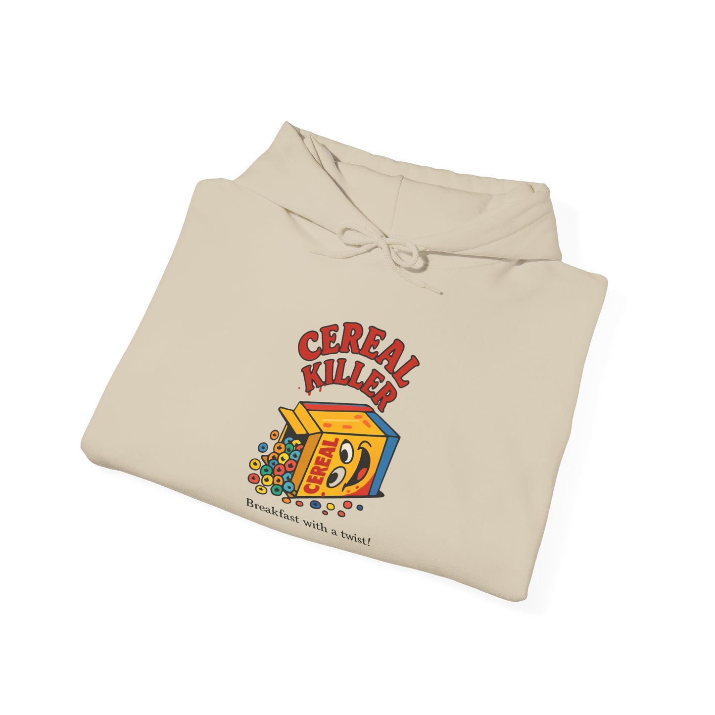 Cereal Killer Hoodie - Fun Casual Sweatshirt, Perfect for Breakfast Lovers, Gift for Foodies, Cozy Loungewear, Unique Funny Apparel