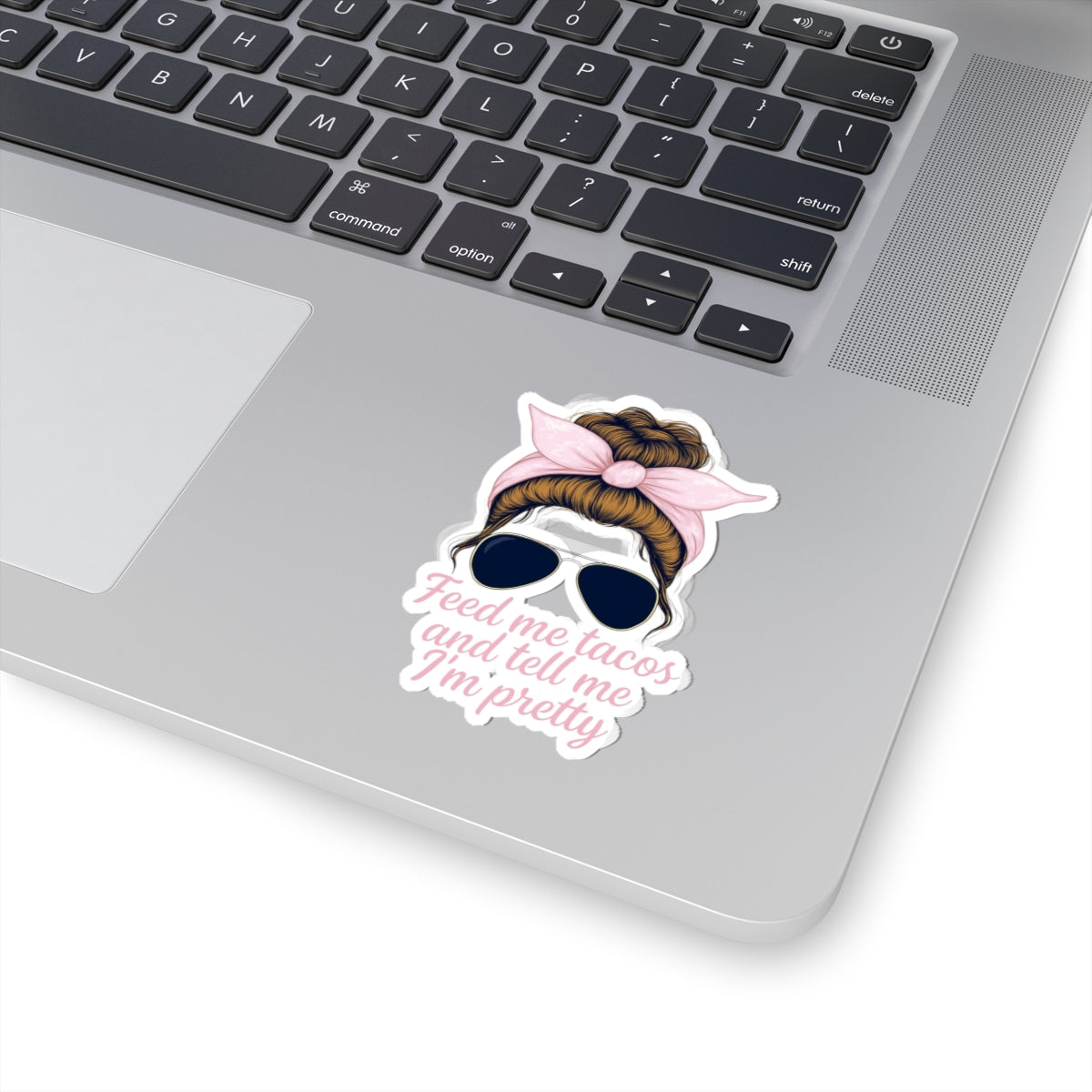 Trendy Tacos Sticker, Cute Laptop Decal, Fun Phone Accessory, Gift for Food Lovers, Kawaii Style Wall Decor