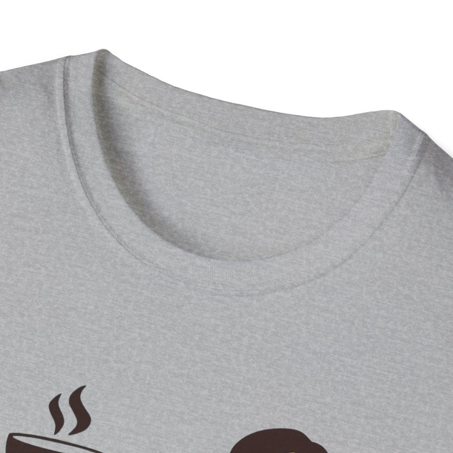 Funny Coffee Lover T-Shirt, Decaf Never Heard of Her, Unisex Tee Gift for Coffee Addicts, Humor Shirt for Friends, Cafe Birthday Gift