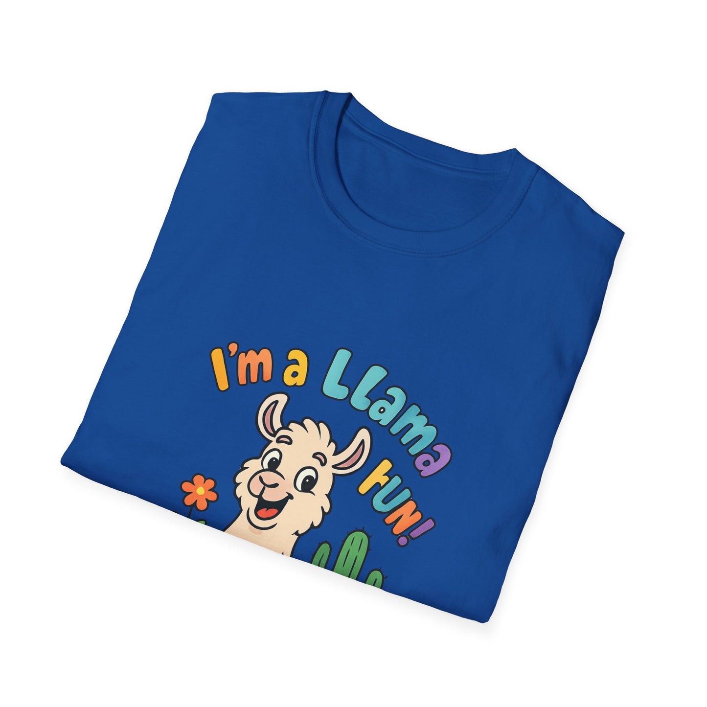 Cute Llama Graphic T-Shirt, Fun Summer Tee, Gift for Animal Lovers, Casual Wear, Family Reunion Shirt, Birthday Gift Idea