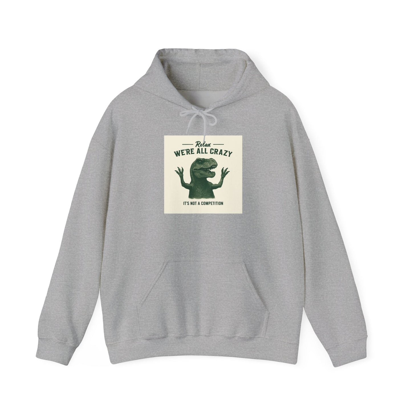 Crazy Vibes Hooded Sweatshirt, Fun Pullover, Gift for Friends, Unique Design, Hipster Apparel, Relaxed Style