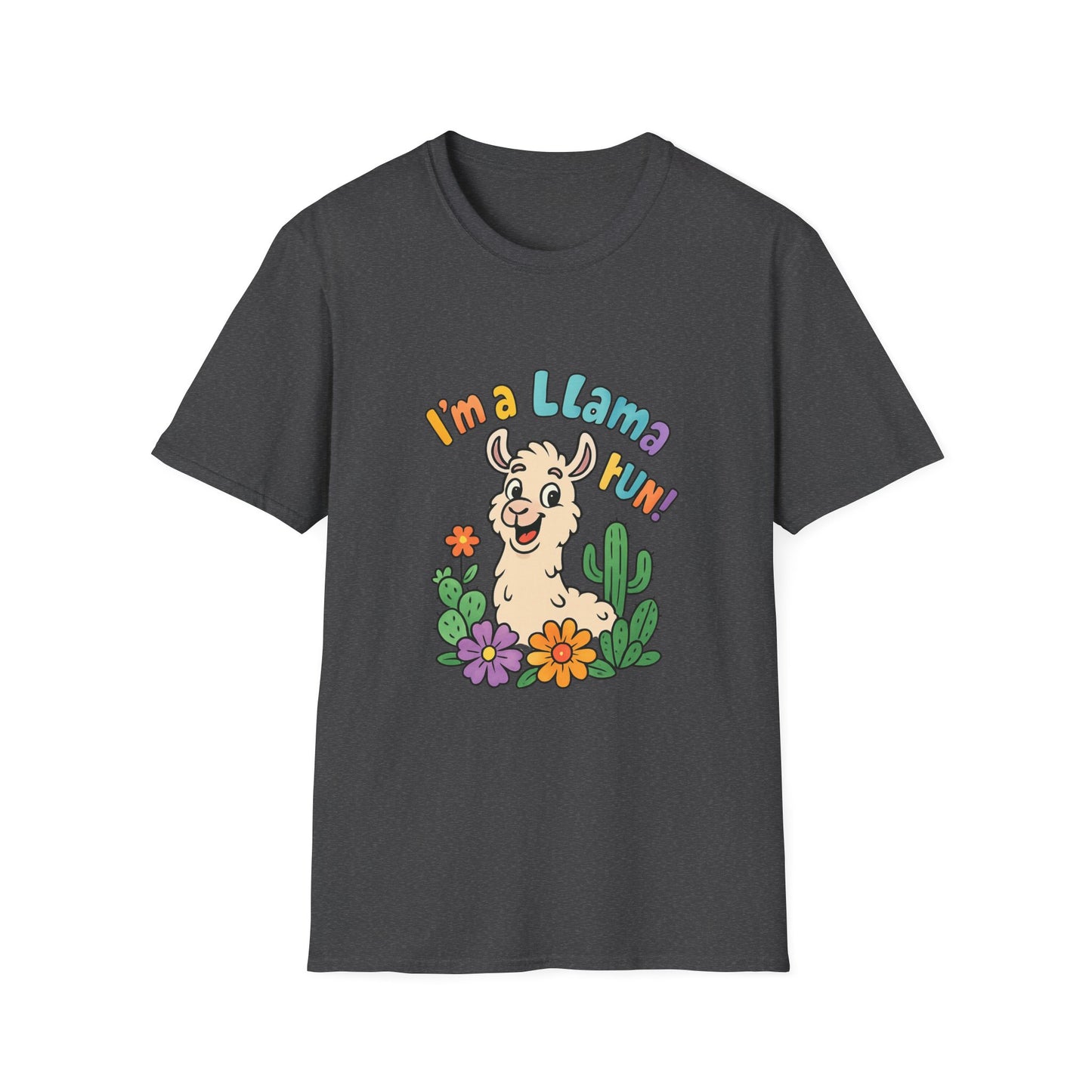 Cute Llama Graphic T-Shirt, Fun Summer Tee, Gift for Animal Lovers, Casual Wear, Family Reunion Shirt, Birthday Gift Idea