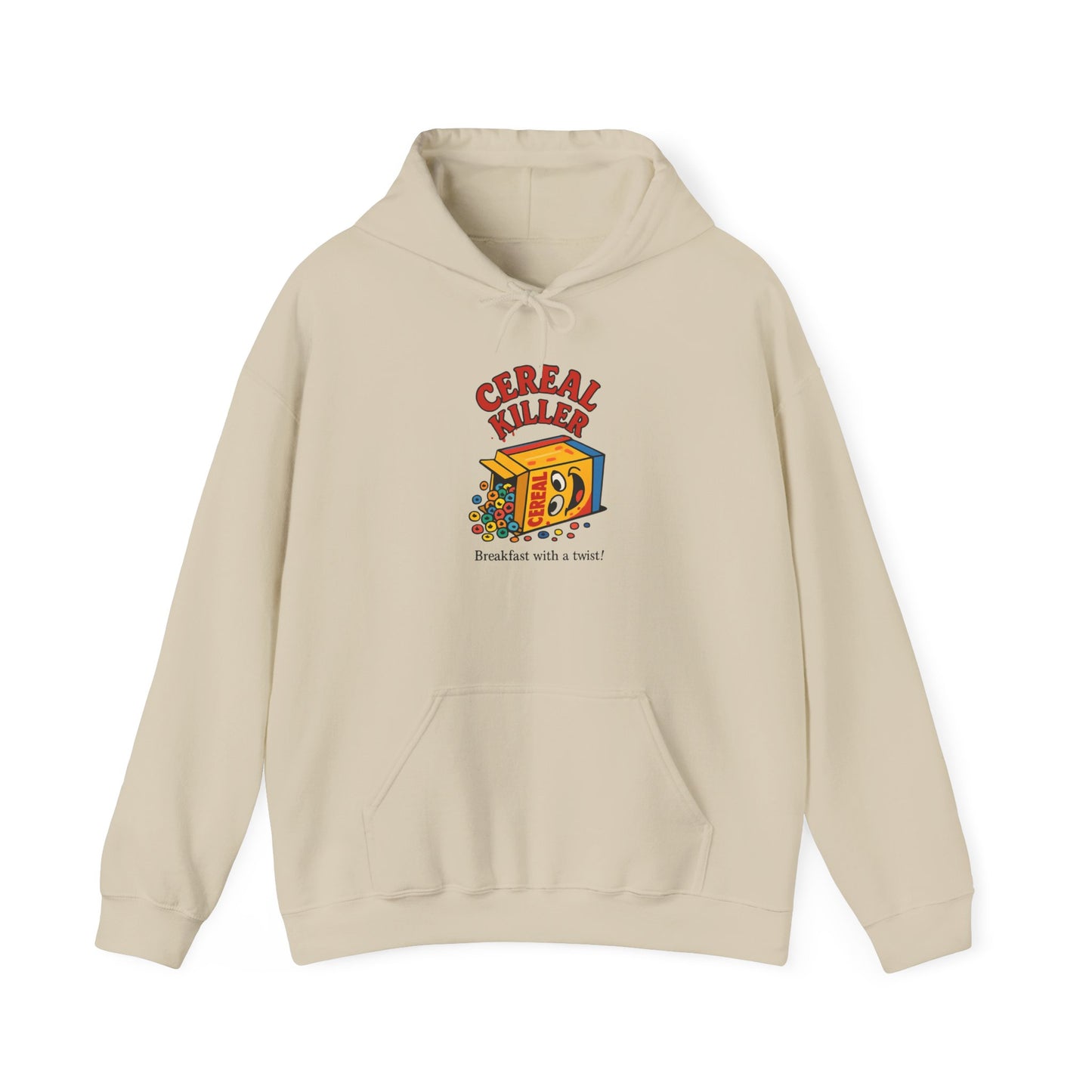 Cereal Killer Hoodie - Fun Casual Sweatshirt, Perfect for Breakfast Lovers, Gift for Foodies, Cozy Loungewear, Unique Funny Apparel