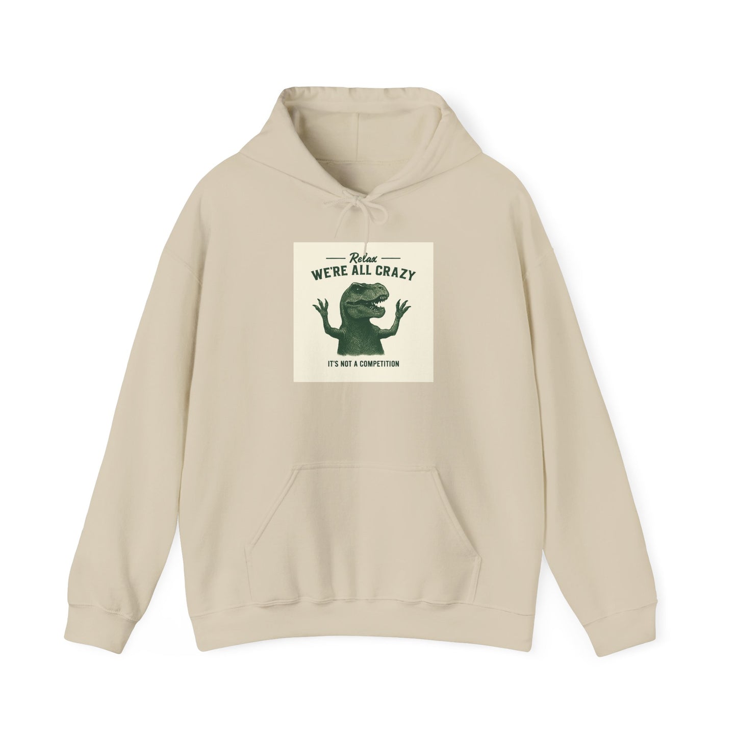 Crazy Vibes Hooded Sweatshirt, Fun Pullover, Gift for Friends, Unique Design, Hipster Apparel, Relaxed Style