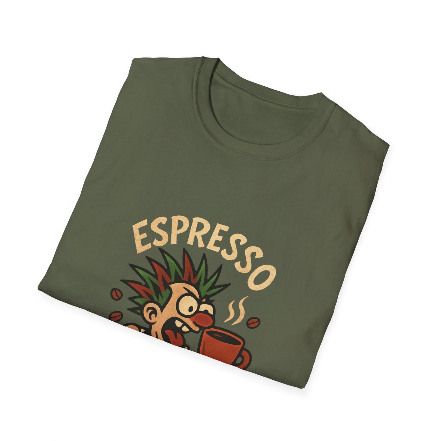 Espresso Yourself Graphic Tee | Fun Coffee T-Shirt, Casual Wear, Gifts for Coffee Lovers, Unique Graphic Shirt, Unisex Softstyle T-Shirt