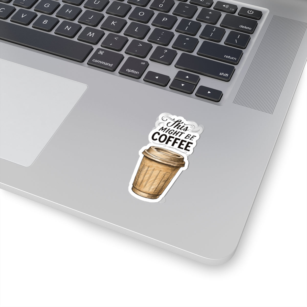 Coffee Themed Kiss-Cut Stickers | Brunch Decor, Laptop Accessories, Gift for Coffee Lovers, Cute Coffee Cup Design