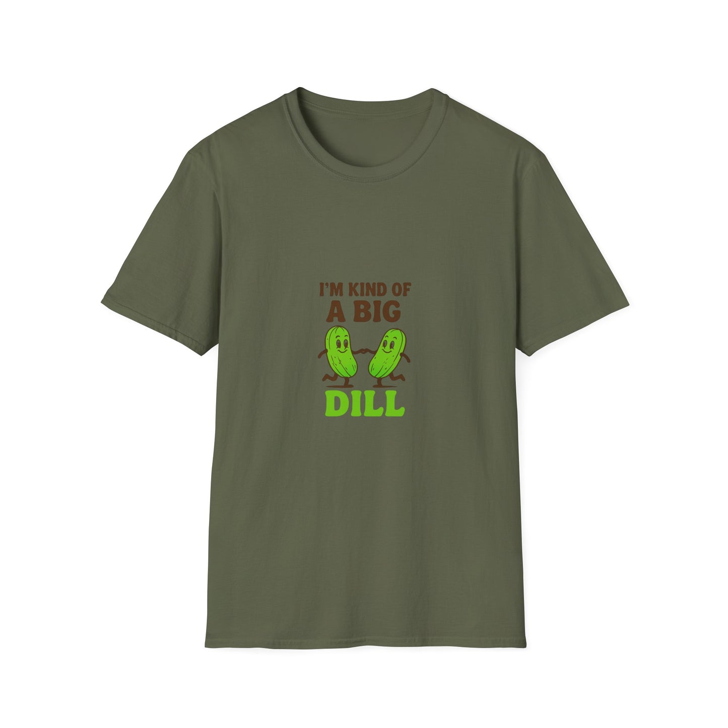 Funny Pickle T-Shirt, I’m Kind of a Big Dill Shirt, Quirky Gift for Food Lovers, Unisex Tee, Humor Apparel