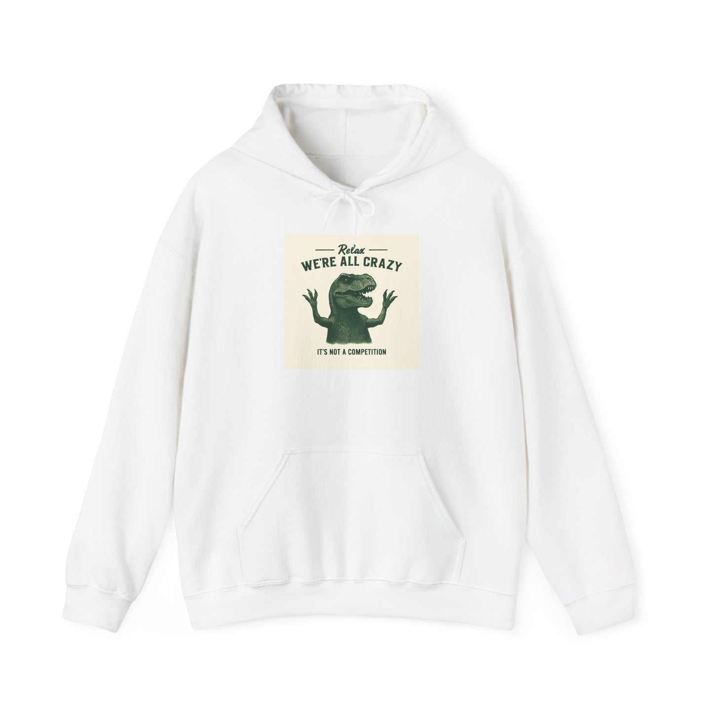 Crazy Vibes Hooded Sweatshirt, Fun Pullover, Gift for Friends, Unique Design, Hipster Apparel, Relaxed Style