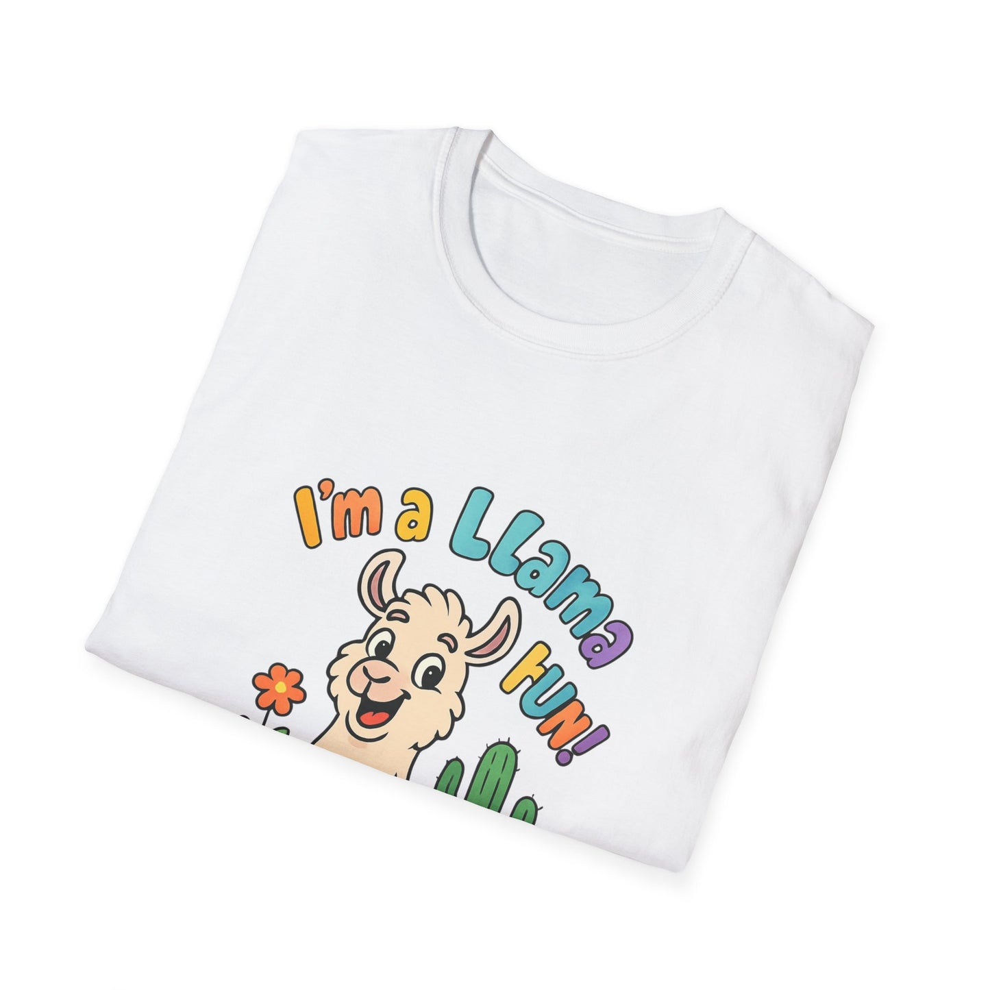 Cute Llama Graphic T-Shirt, Fun Summer Tee, Gift for Animal Lovers, Casual Wear, Family Reunion Shirt, Birthday Gift Idea