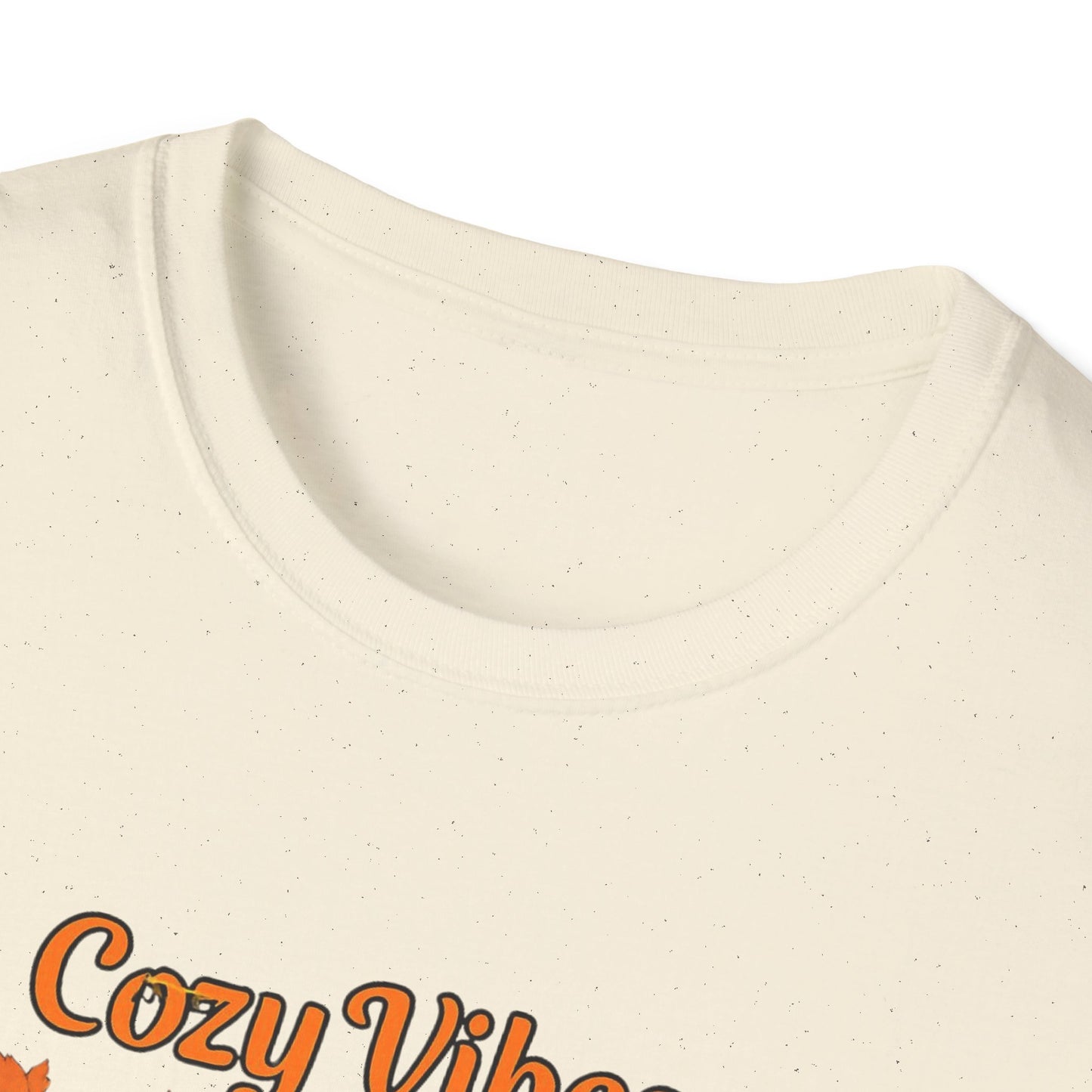 Cozy Vibes Unisex T-Shirt | Fall Fashion, Pumpkin Lover Gift, Halloween Apparel, Autumn Tee, Seasonal Style