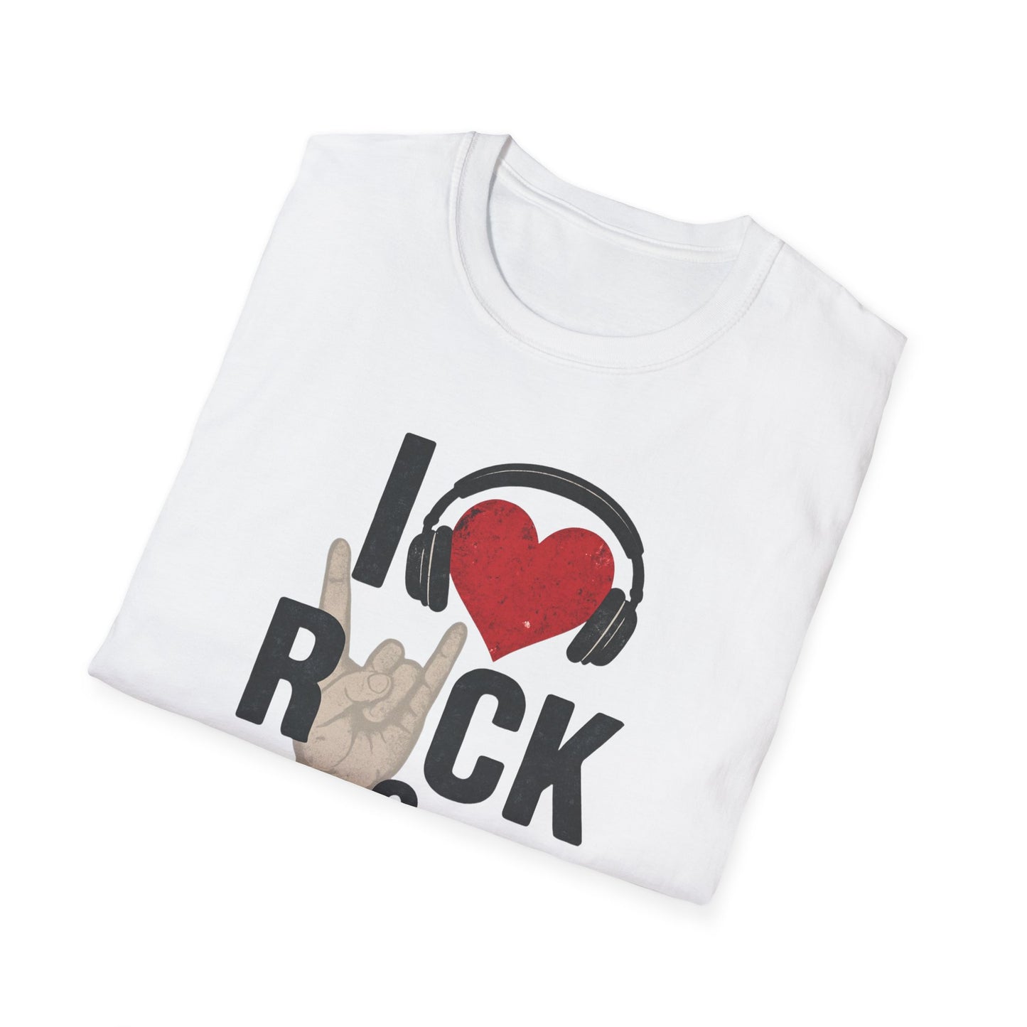 Rock & Roll Unisex Softstyle T-Shirt - Music Lover's Casual Wear, Concert Tee, Gift for Musicians, Rocker Fashion, Music Festival Shirt