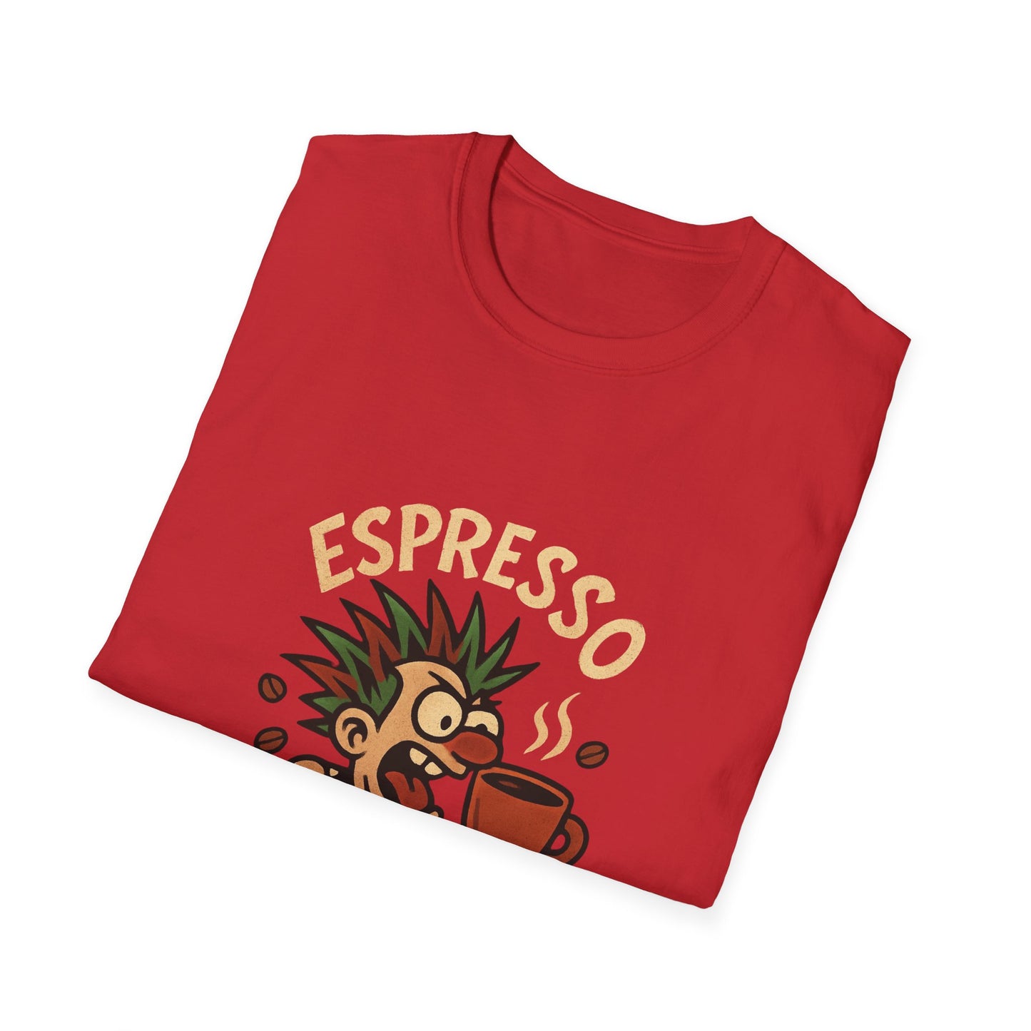 Espresso Yourself Graphic Tee | Fun Coffee T-Shirt, Casual Wear, Gifts for Coffee Lovers, Unique Graphic Shirt, Unisex Softstyle T-Shirt