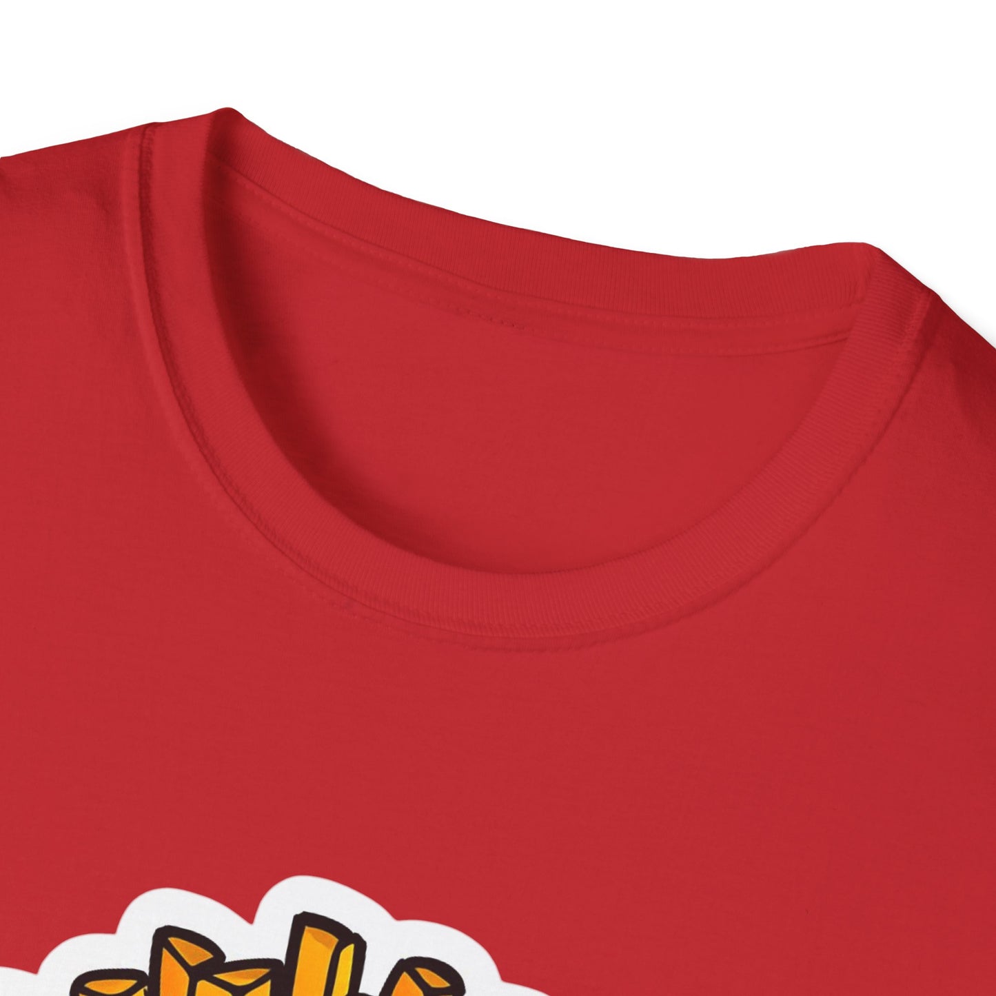 Fries Before Guys Unisex T-Shirt, Funny Foodie Tee, Ideal Gift for Food Lovers, Casual Everyday Wear, Great for Birthdays and Holidays