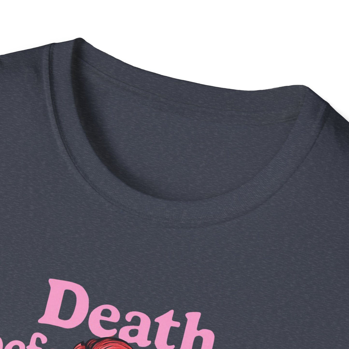 Edgy Coffee Lover T-Shirt, Fun Graphic Tee, Unisex Apparel, Death Before Decaf Shirt, Alternative Fashion, Gift for Caffeine Addicts