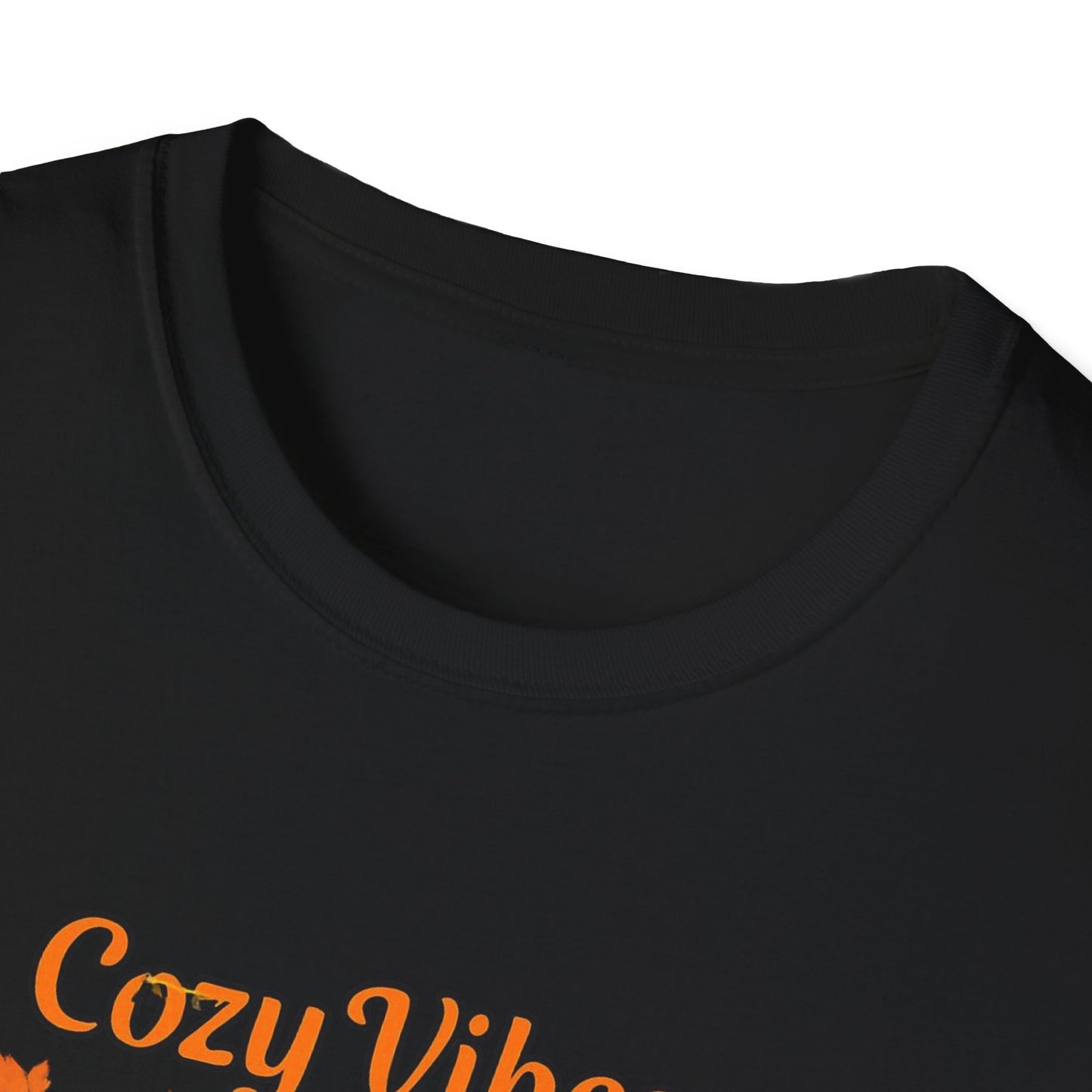 Cozy Vibes Unisex T-Shirt | Fall Fashion, Pumpkin Lover Gift, Halloween Apparel, Autumn Tee, Seasonal Style