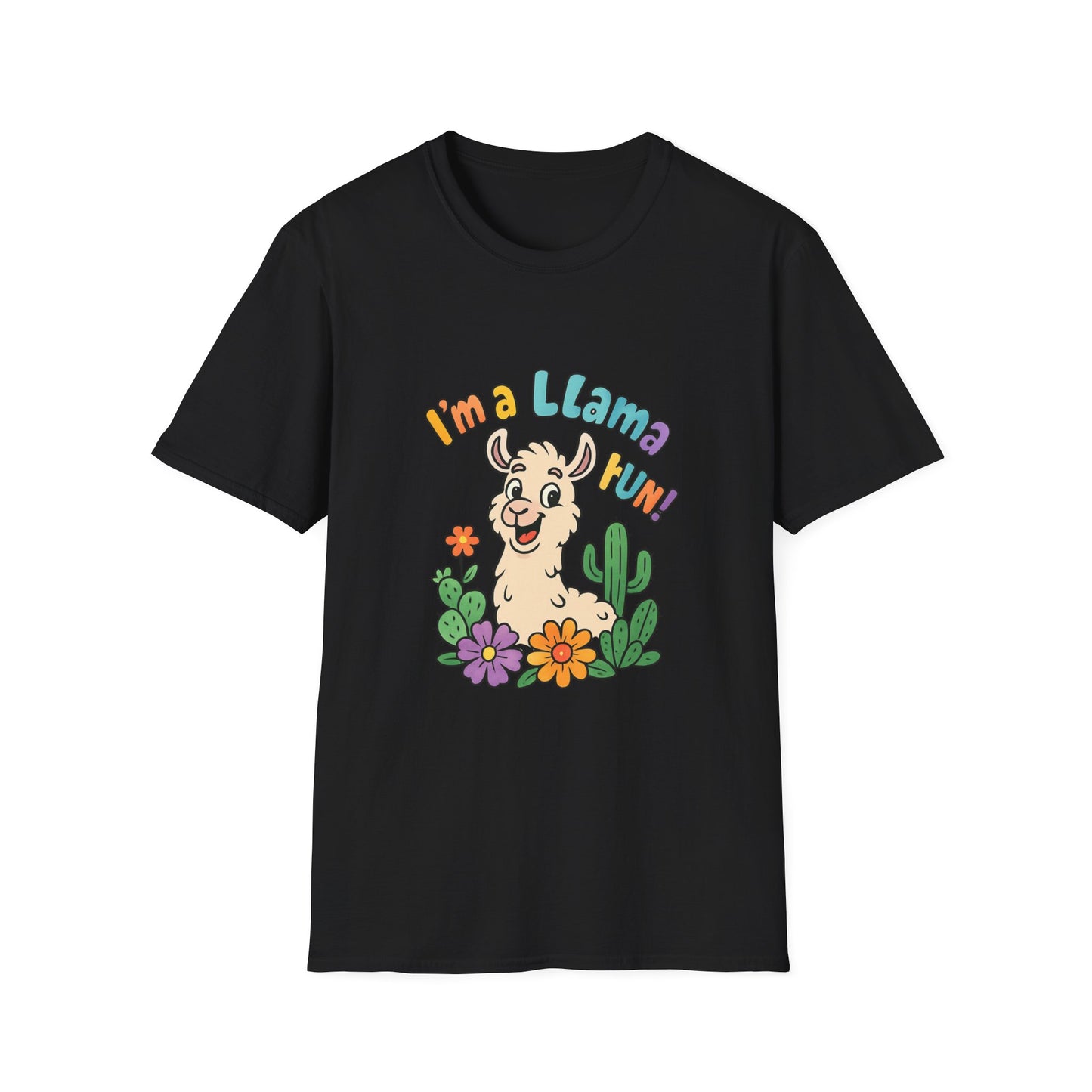 Cute Llama Graphic T-Shirt, Fun Summer Tee, Gift for Animal Lovers, Casual Wear, Family Reunion Shirt, Birthday Gift Idea