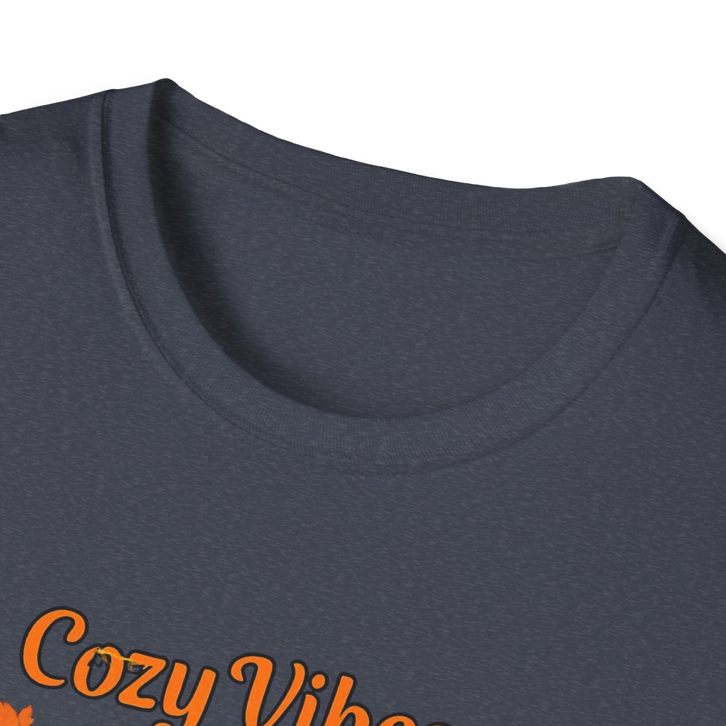 Cozy Vibes Unisex T-Shirt | Fall Fashion, Pumpkin Lover Gift, Halloween Apparel, Autumn Tee, Seasonal Style
