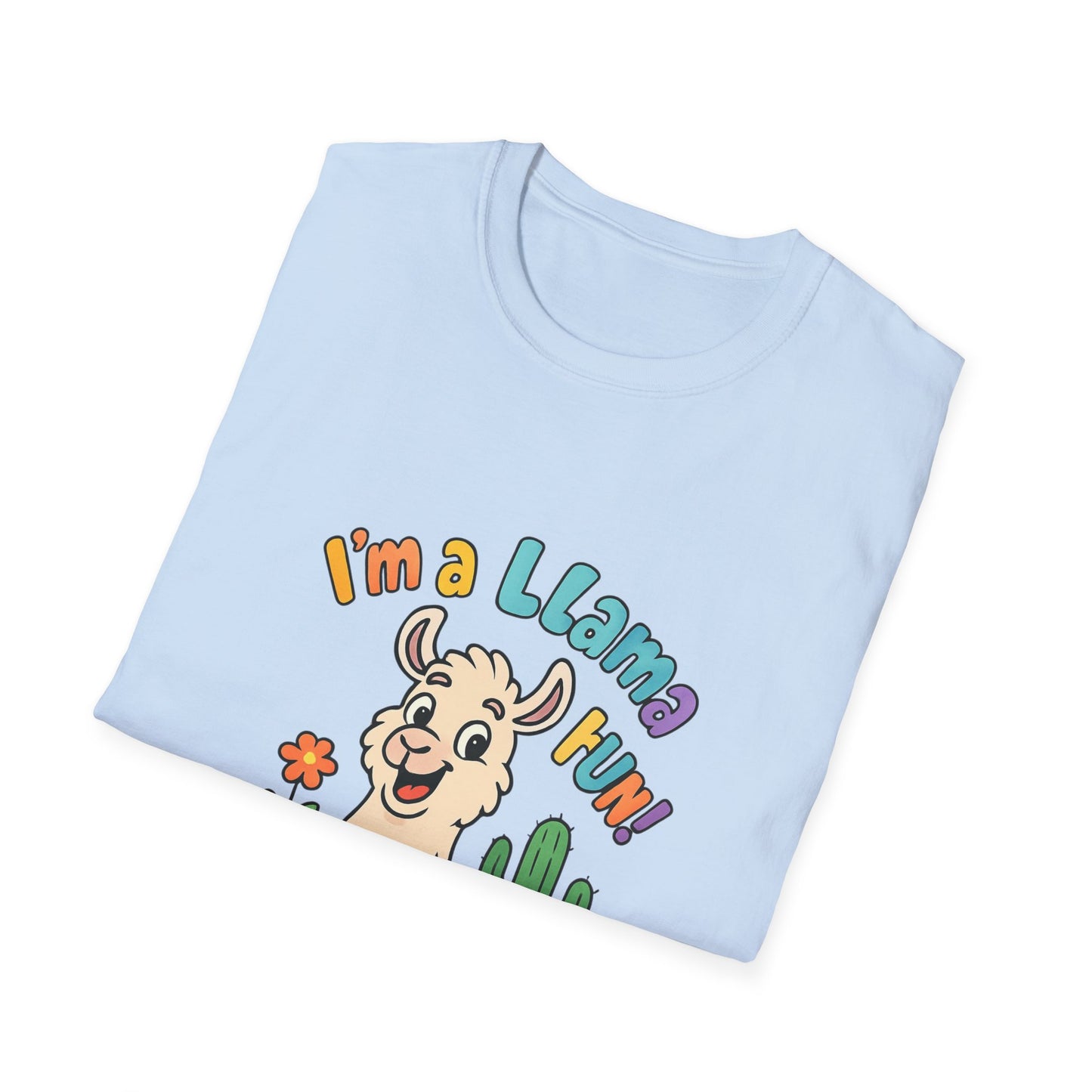 Cute Llama Graphic T-Shirt, Fun Summer Tee, Gift for Animal Lovers, Casual Wear, Family Reunion Shirt, Birthday Gift Idea