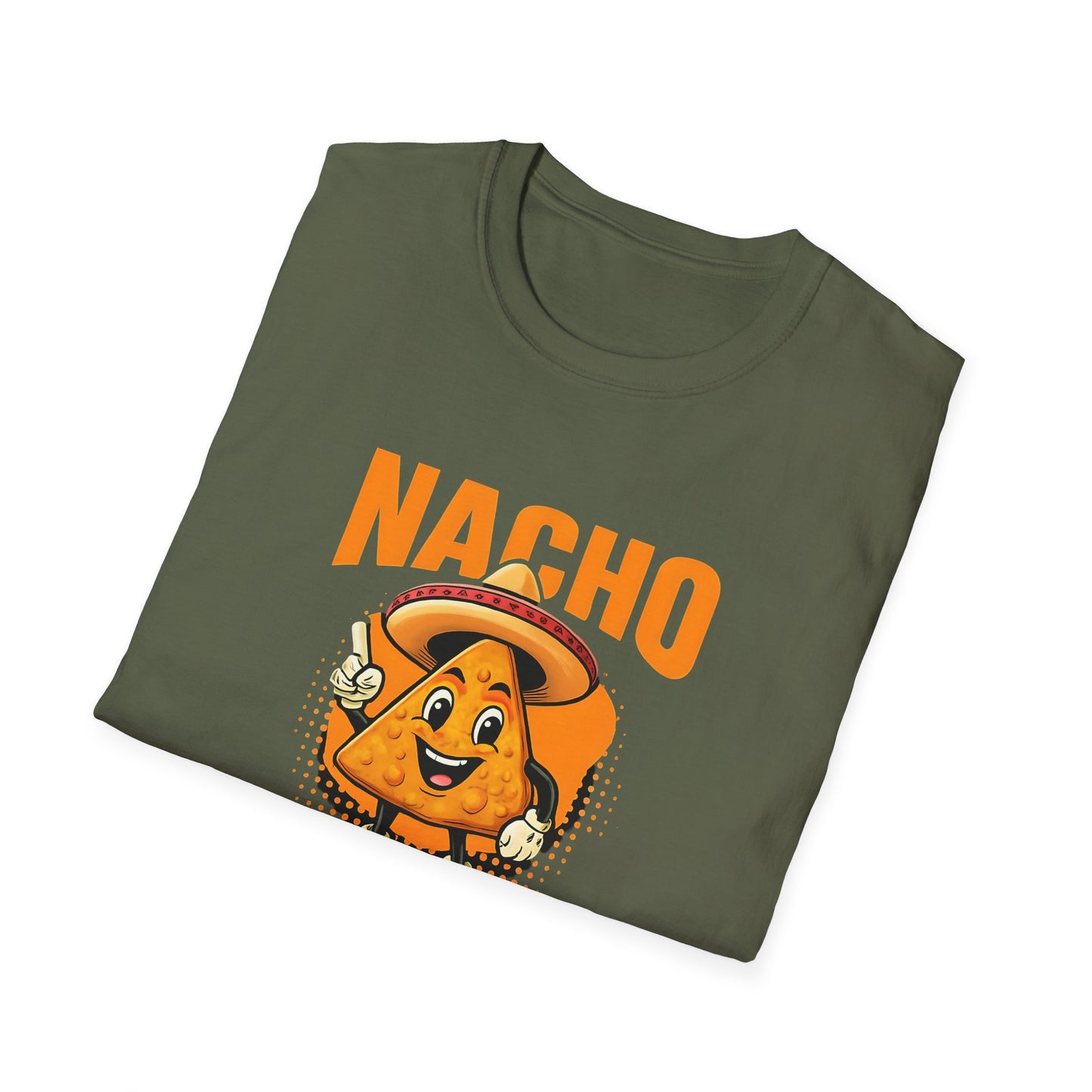 Fun Foodie Graphic Tee, Unisex Nacho T-Shirt, Casual Everyday Wear, Gift for Taco Lovers, Food-Themed Apparel