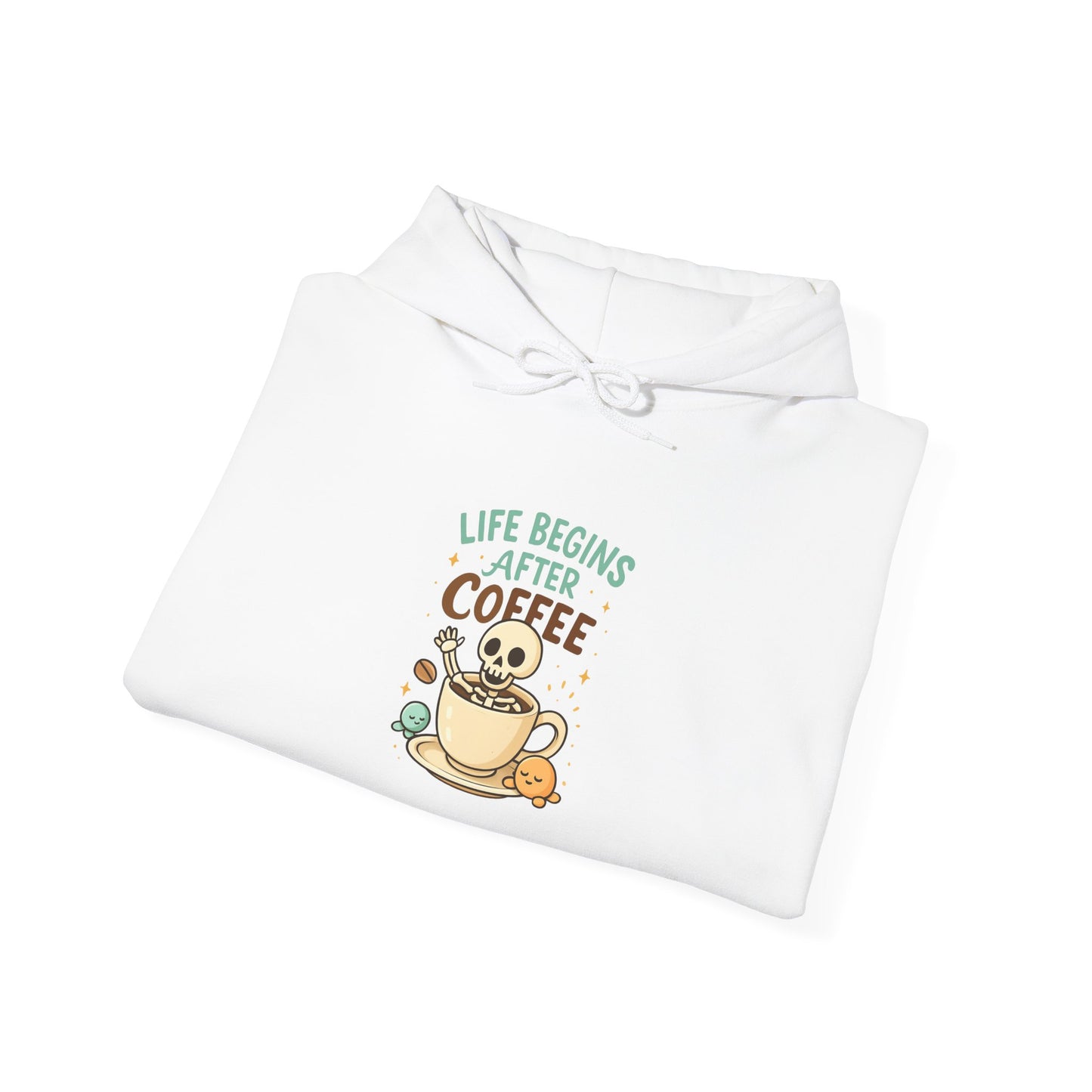 Life Begins After Coffee Hoodie - Cozy Unisex Sweatshirt | Perfect Gift for Coffee Lovers, Birthdays, Holidays, Everyday Comfort