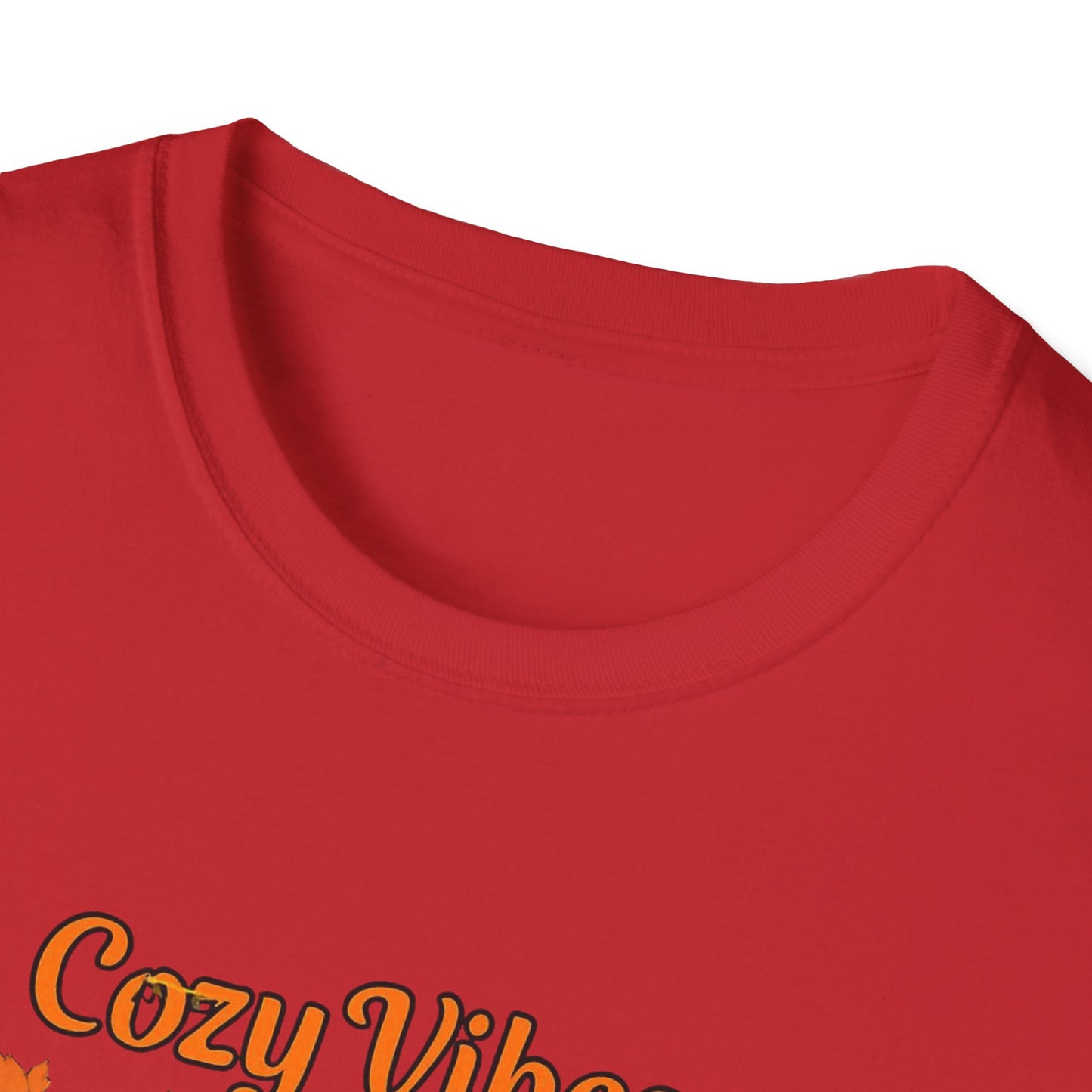 Cozy Vibes Unisex T-Shirt | Fall Fashion, Pumpkin Lover Gift, Halloween Apparel, Autumn Tee, Seasonal Style