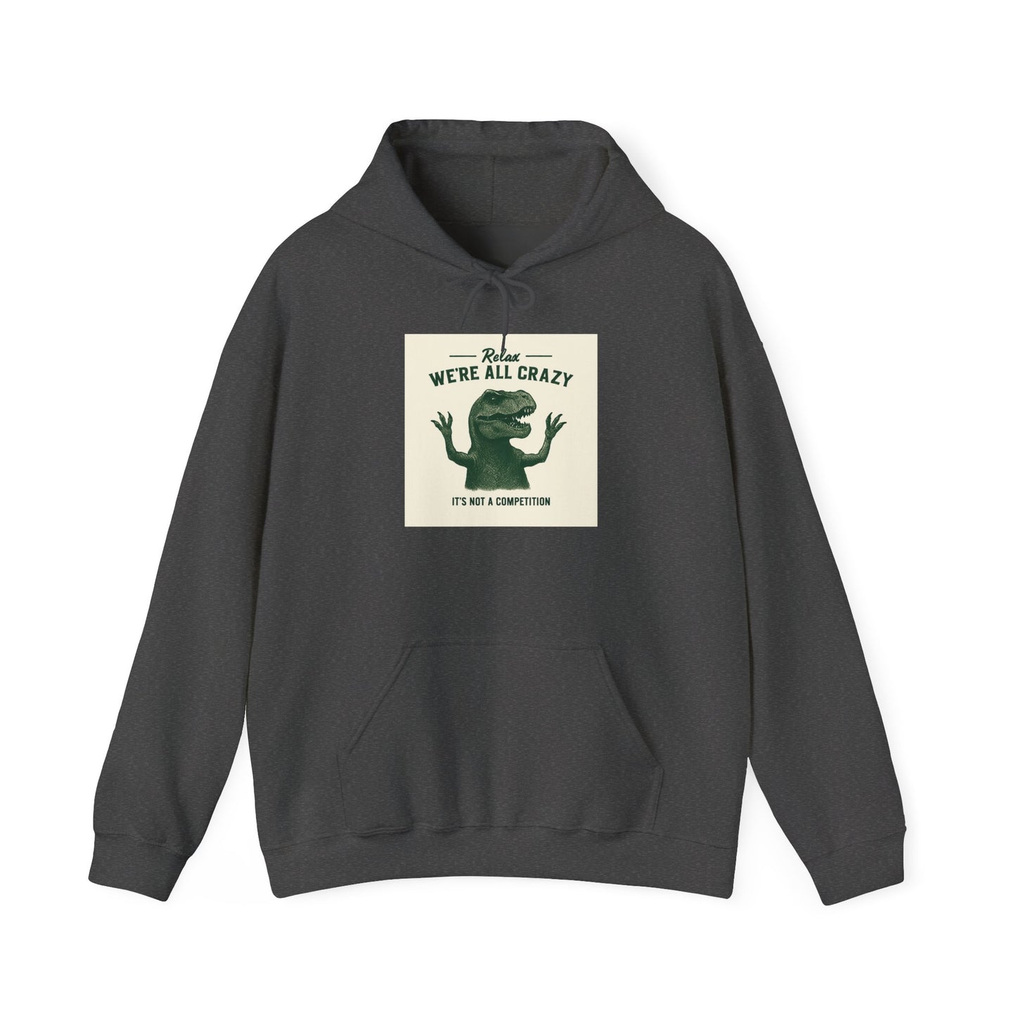Crazy Vibes Hooded Sweatshirt, Fun Pullover, Gift for Friends, Unique Design, Hipster Apparel, Relaxed Style