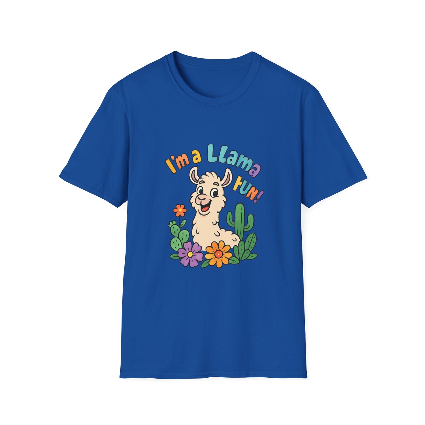 Cute Llama Graphic T-Shirt, Fun Summer Tee, Gift for Animal Lovers, Casual Wear, Family Reunion Shirt, Birthday Gift Idea
