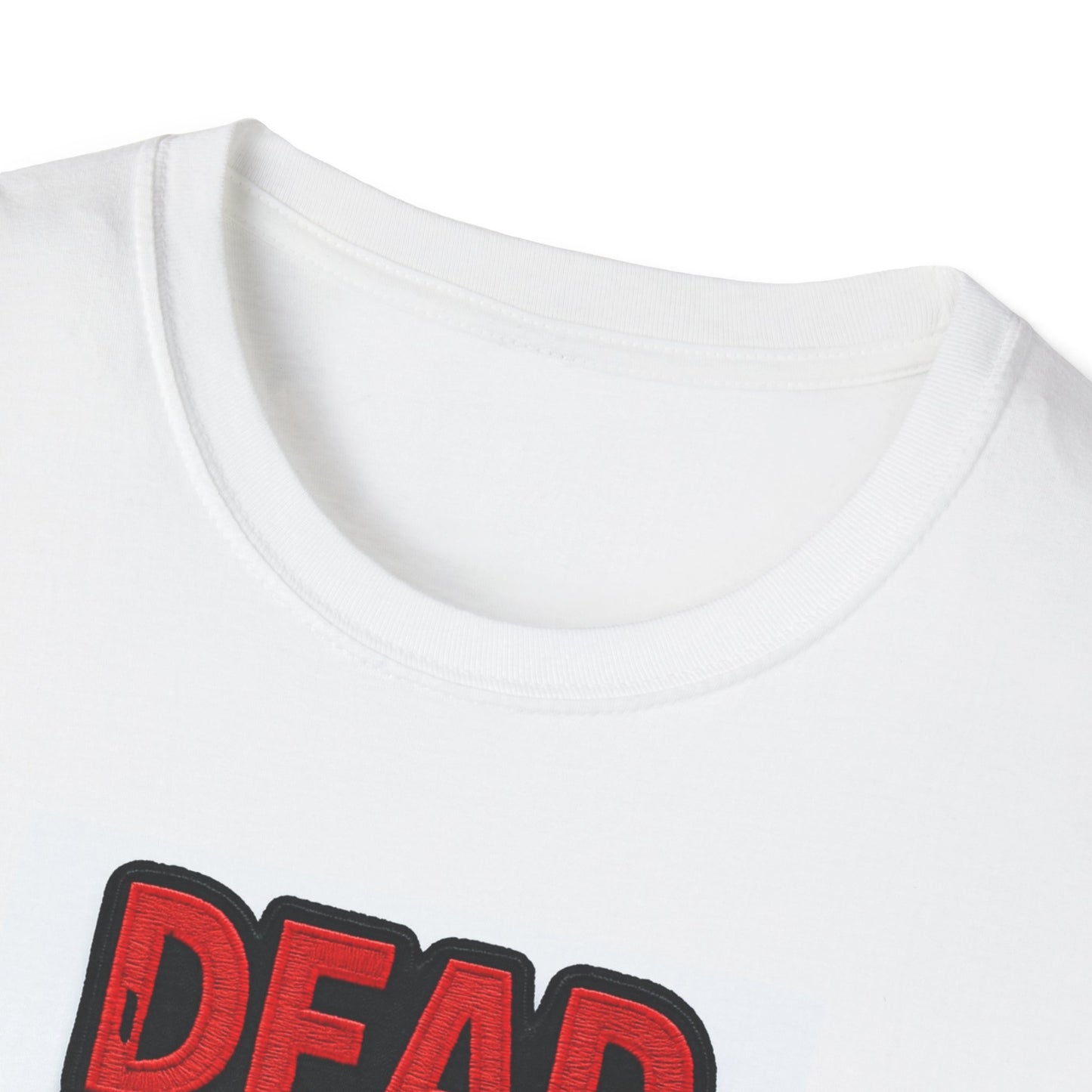 Dead Inside Unisex Softstyle T-Shirt, Funny Graphic Tee, Casual Wear, Gift for Teens, Halloween Costume