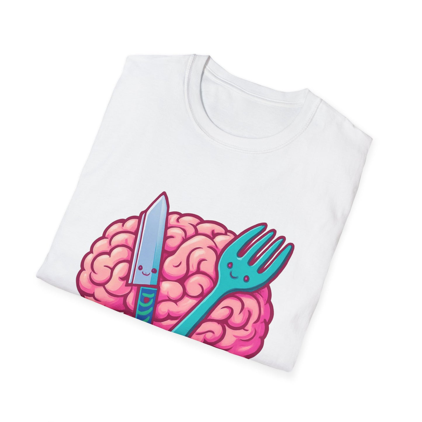 Zombie Buffet Unisex Softstyle T-Shirt, Gaming Tee, Funny Graphic Shirt, Halloween Apparel, Horror Themed Gift, Casual Wear