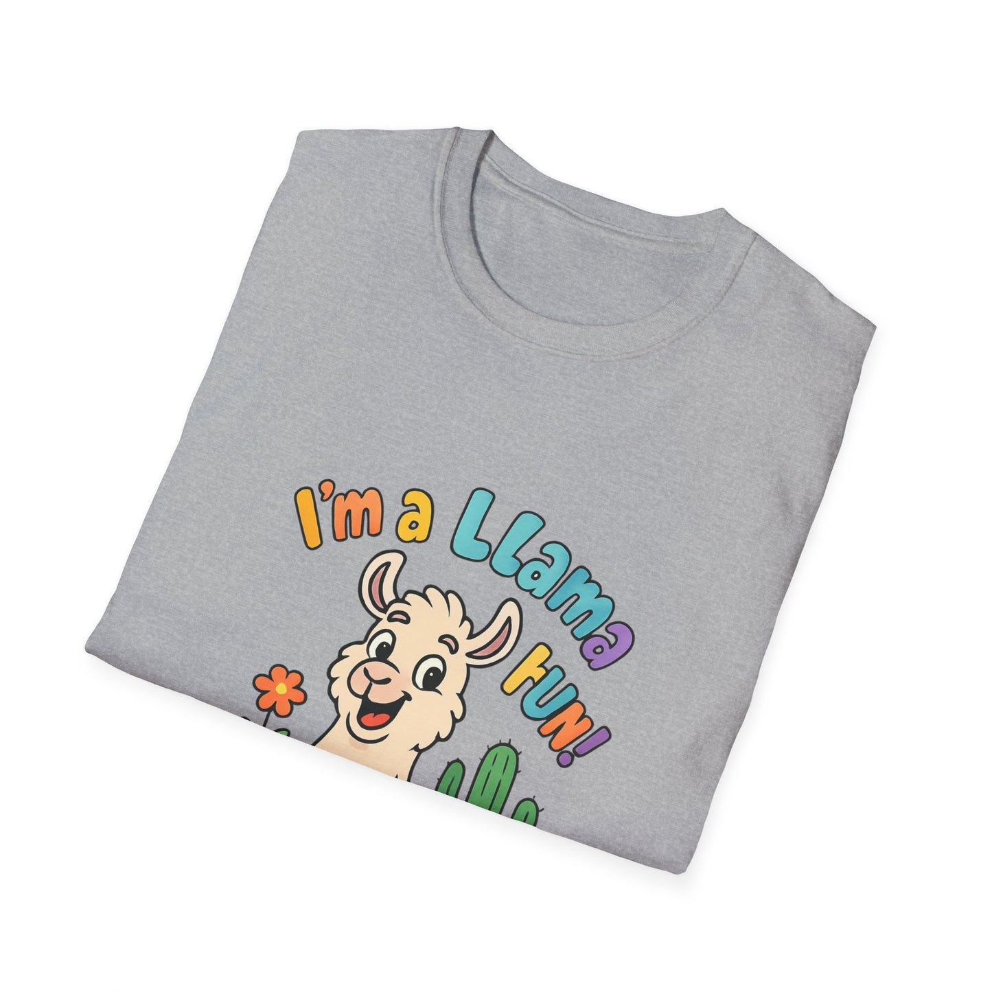 Cute Llama Graphic T-Shirt, Fun Summer Tee, Gift for Animal Lovers, Casual Wear, Family Reunion Shirt, Birthday Gift Idea