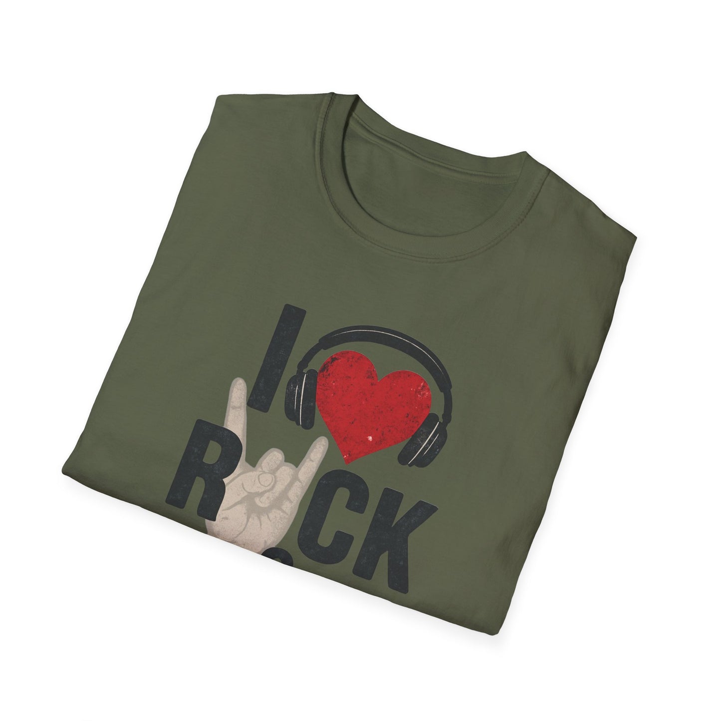 Rock & Roll Unisex Softstyle T-Shirt - Music Lover's Casual Wear, Concert Tee, Gift for Musicians, Rocker Fashion, Music Festival Shirt