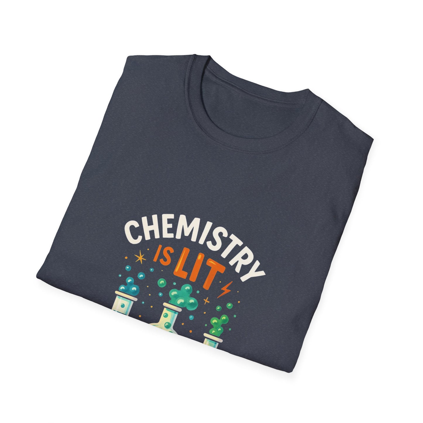 Chemistry is Lit T-Shirt for Science Lovers, Funny Science Tee, Unisex Gift, Birthday Gift, Teacher Appreciation, Science Apparel