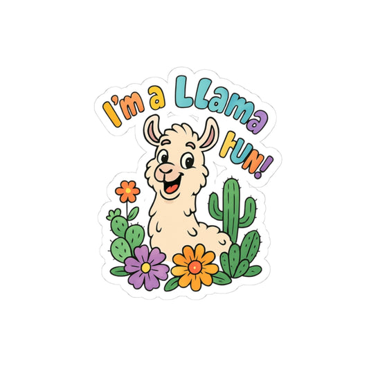 Playful Llama Stickers - Perfect for Kids, Teachers, Llama Lovers, Decor, and Gifts