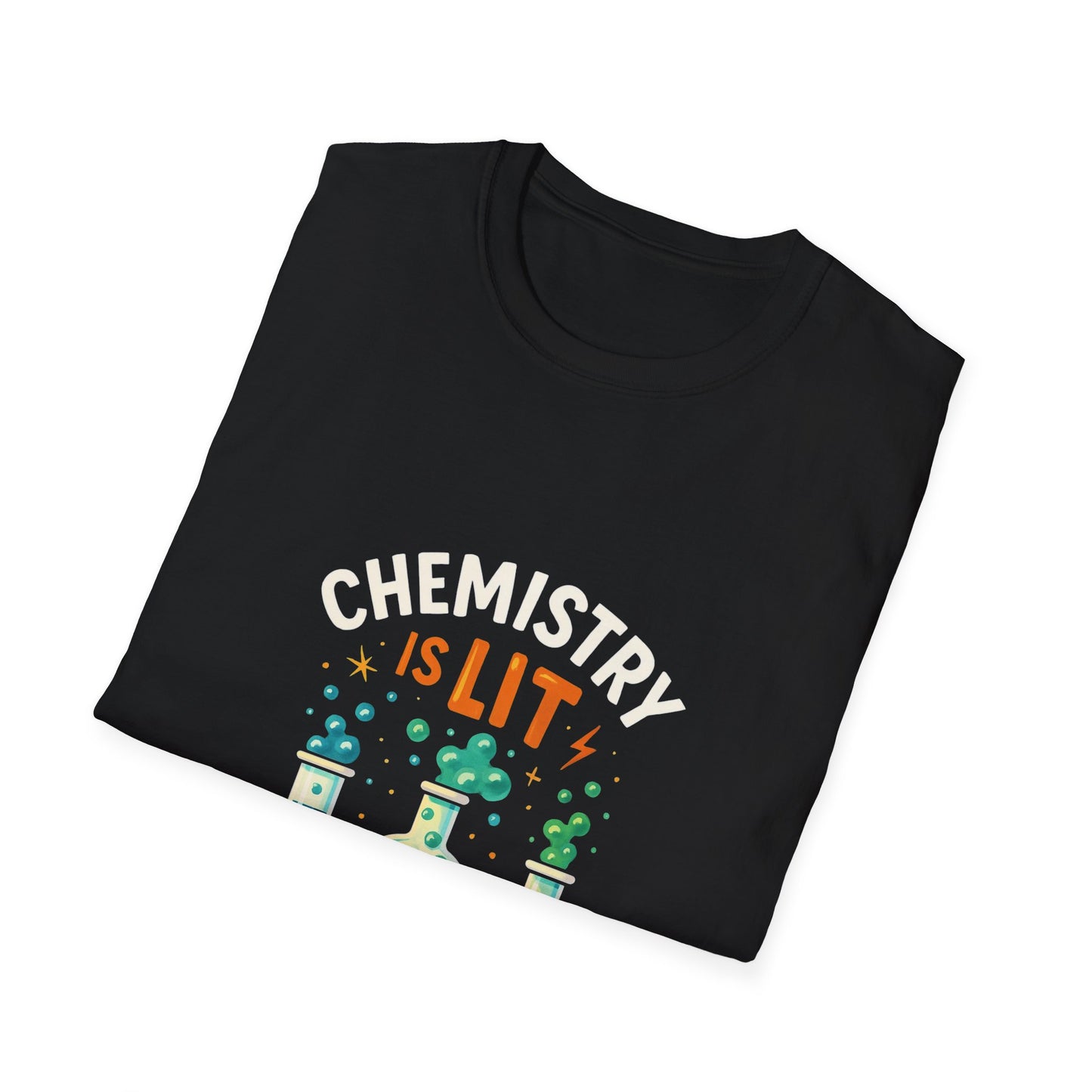 Chemistry is Lit T-Shirt for Science Lovers, Funny Science Tee, Unisex Gift, Birthday Gift, Teacher Appreciation, Science Apparel