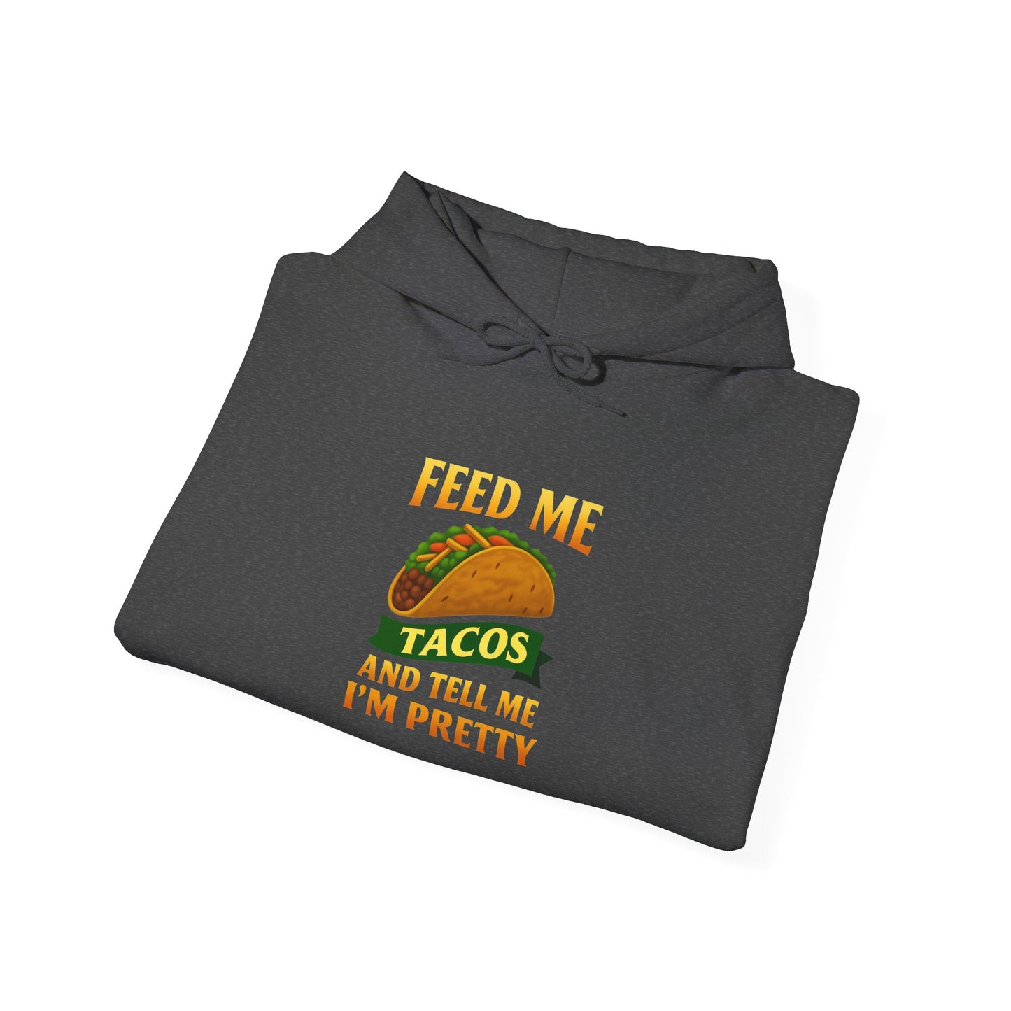 Funny Taco Lover's Hooded Sweatshirt, Foodie Sweatshirt, Gift for Taco Enthusiasts, Casual Wear, Taco Night Outfit
